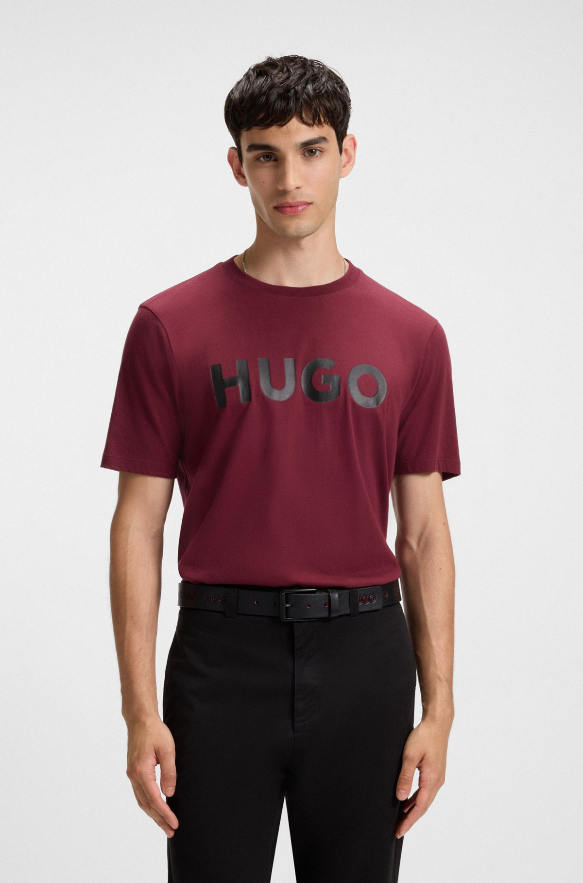 REGULAR-FIT T-SHIRT IN COTTON JERSEY WITH LOGO ARTWORK - 2