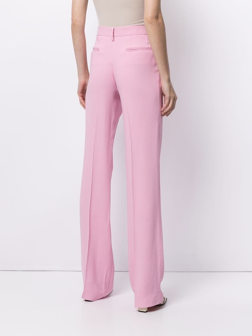tailored wide-leg trousers - 4