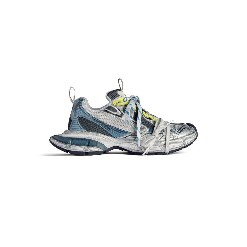 Men's 3xl Sneaker in White/blue/yellow - 1