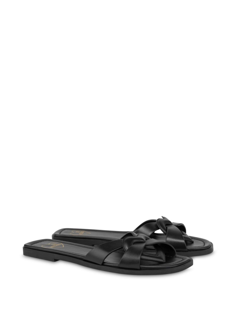 leather slides - 2