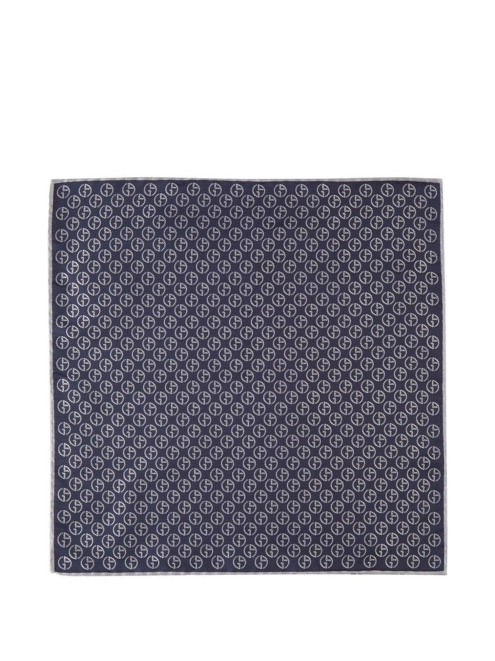 logo-pattern pocket square - 2