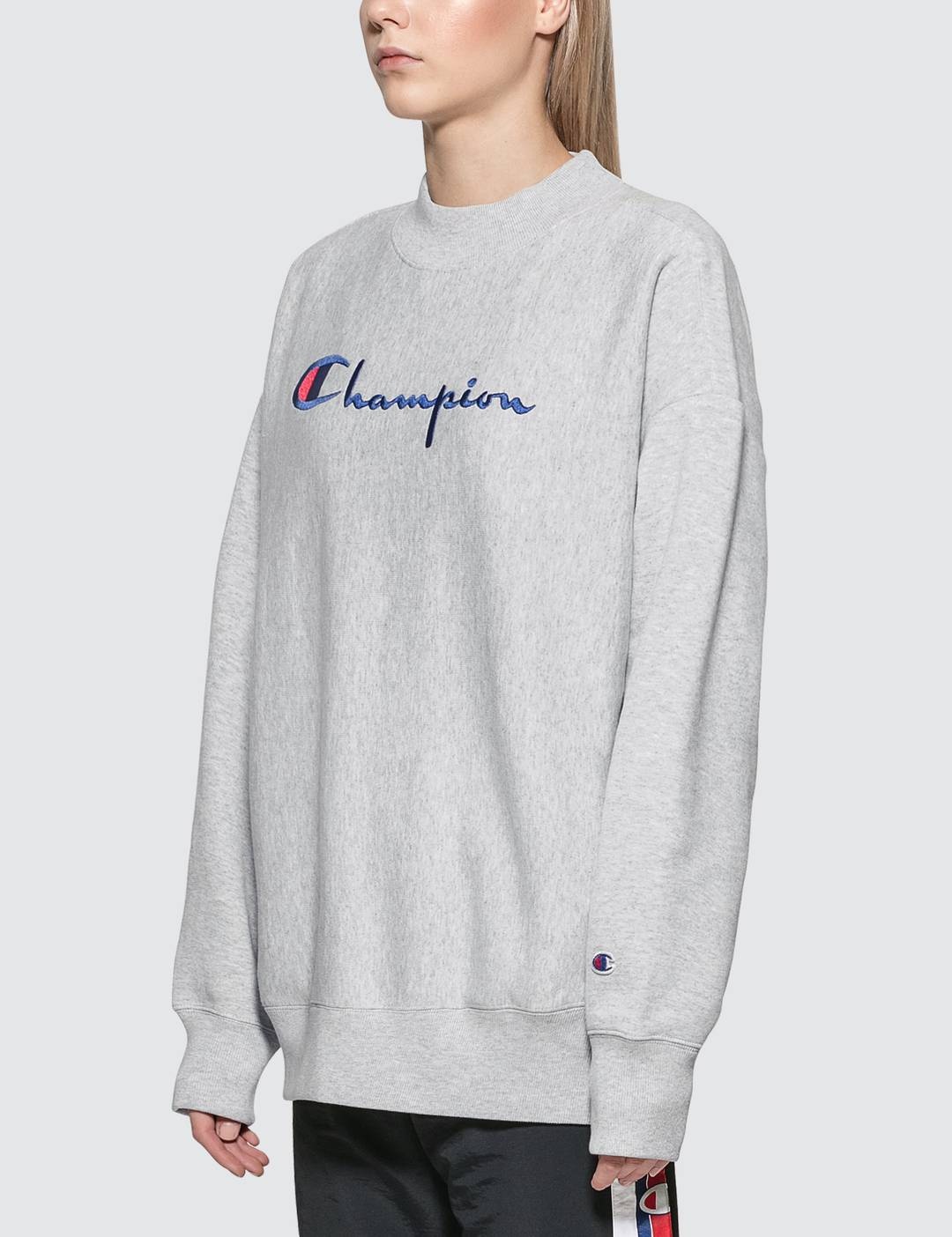 Big Script Oversized Crewneck Sweatshirt - 2