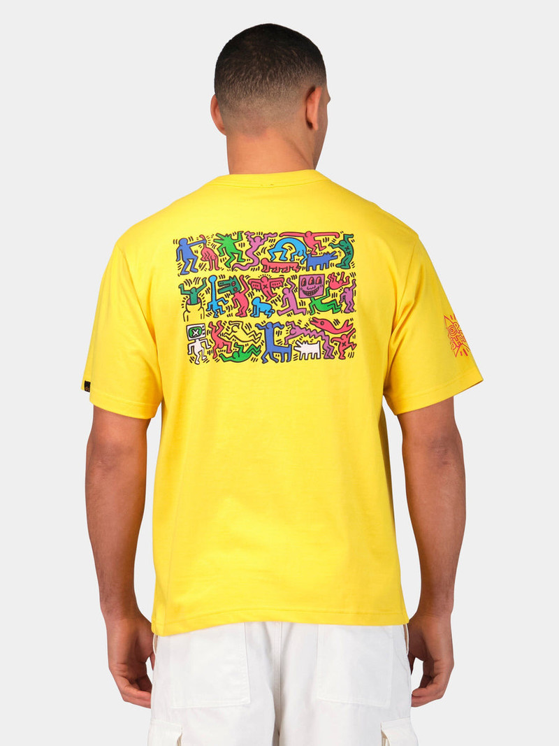 ALPHA INDUSTRIES KEITH HARING X ALPHA GRAPHIC TEE "HEART MAN" outlook