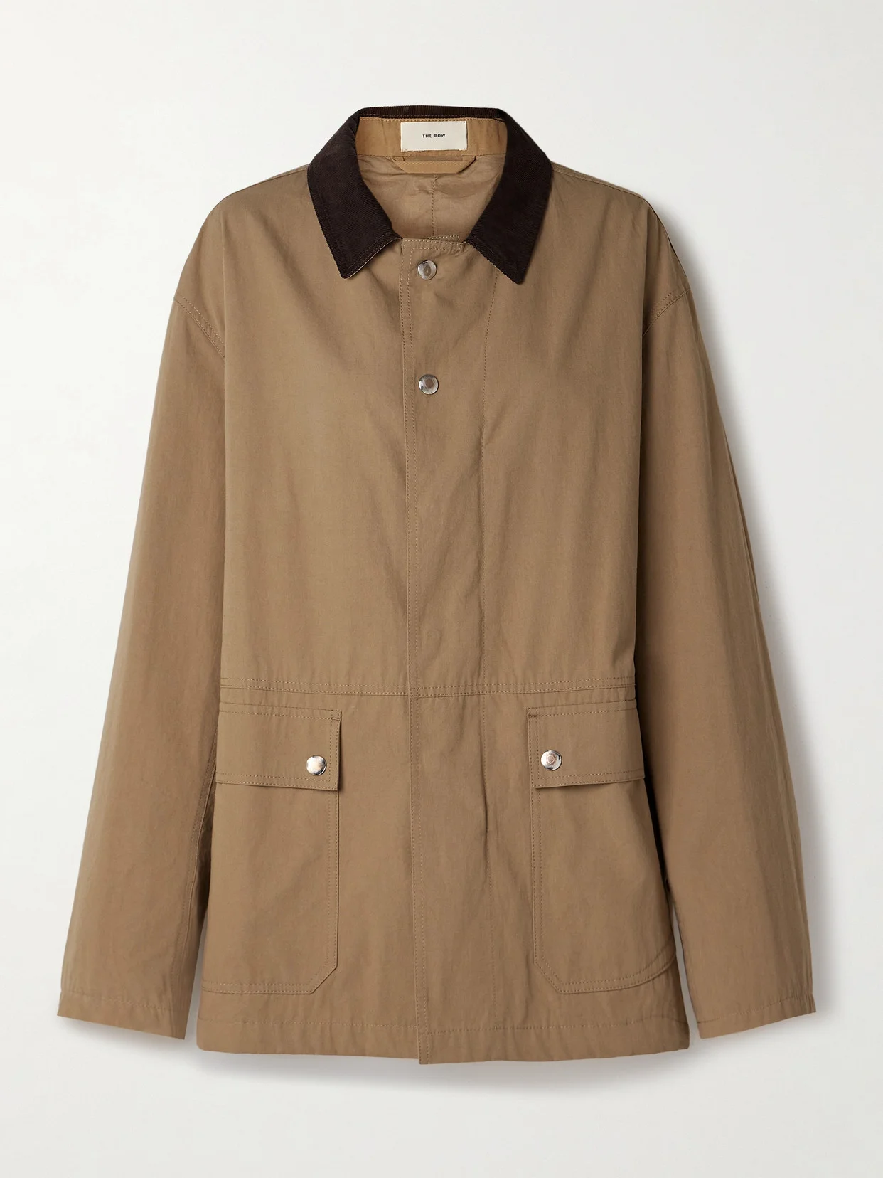 Frank Corduroy-trimmed Cotton-canvas Jacket - 1