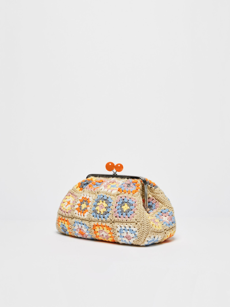Max Mara NEMBO Medium Pasticcino Bag in Crochet-knit cotton outlook