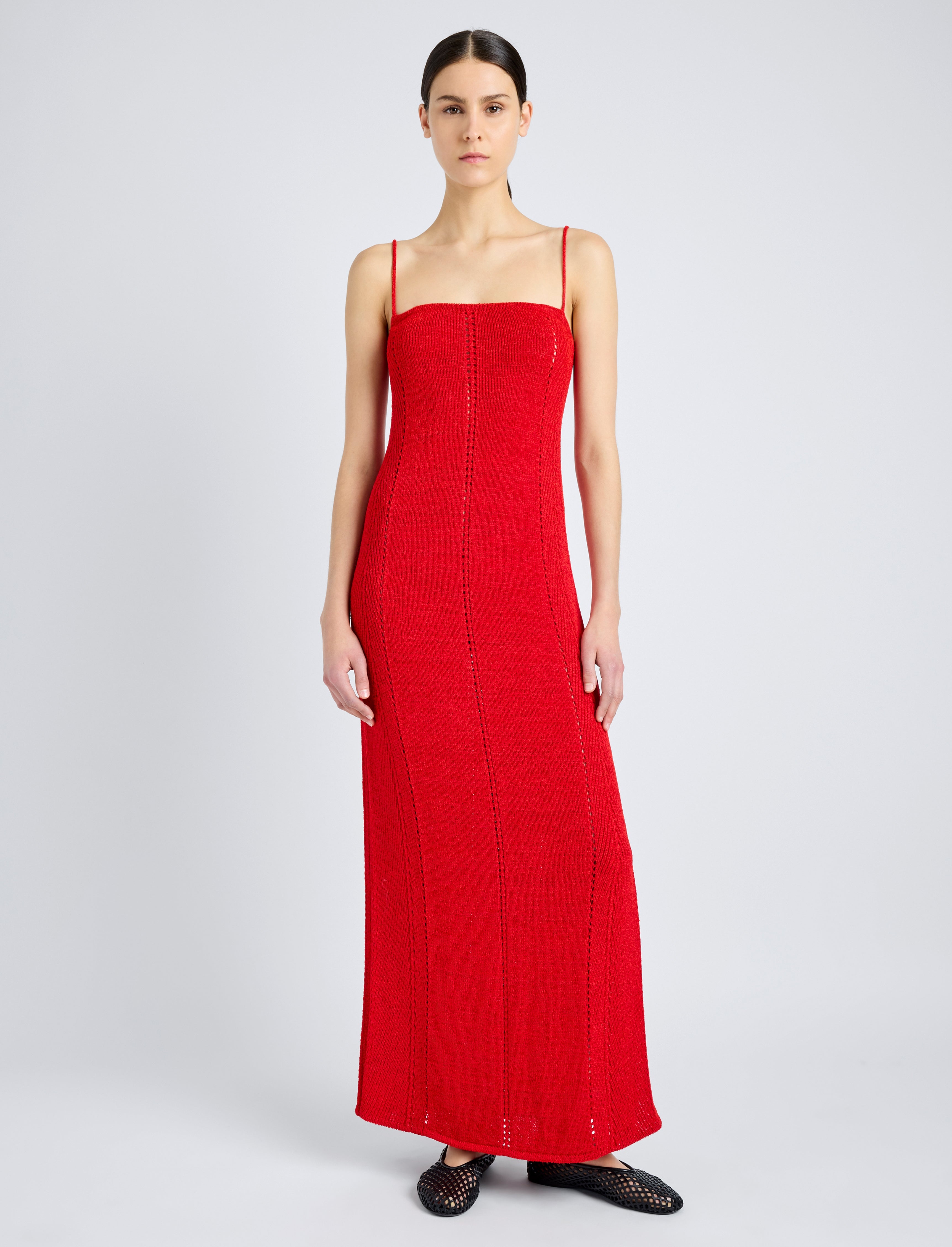 Suki Dress in Viscose Ribbon Knit - 2