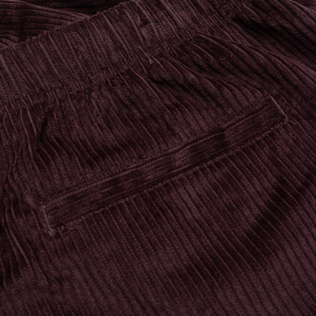 WOMEN'S CORDUROY DOCK SHORT - PLUM - 5