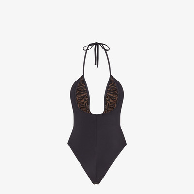 FENDI Black Lycra® swimsuit outlook