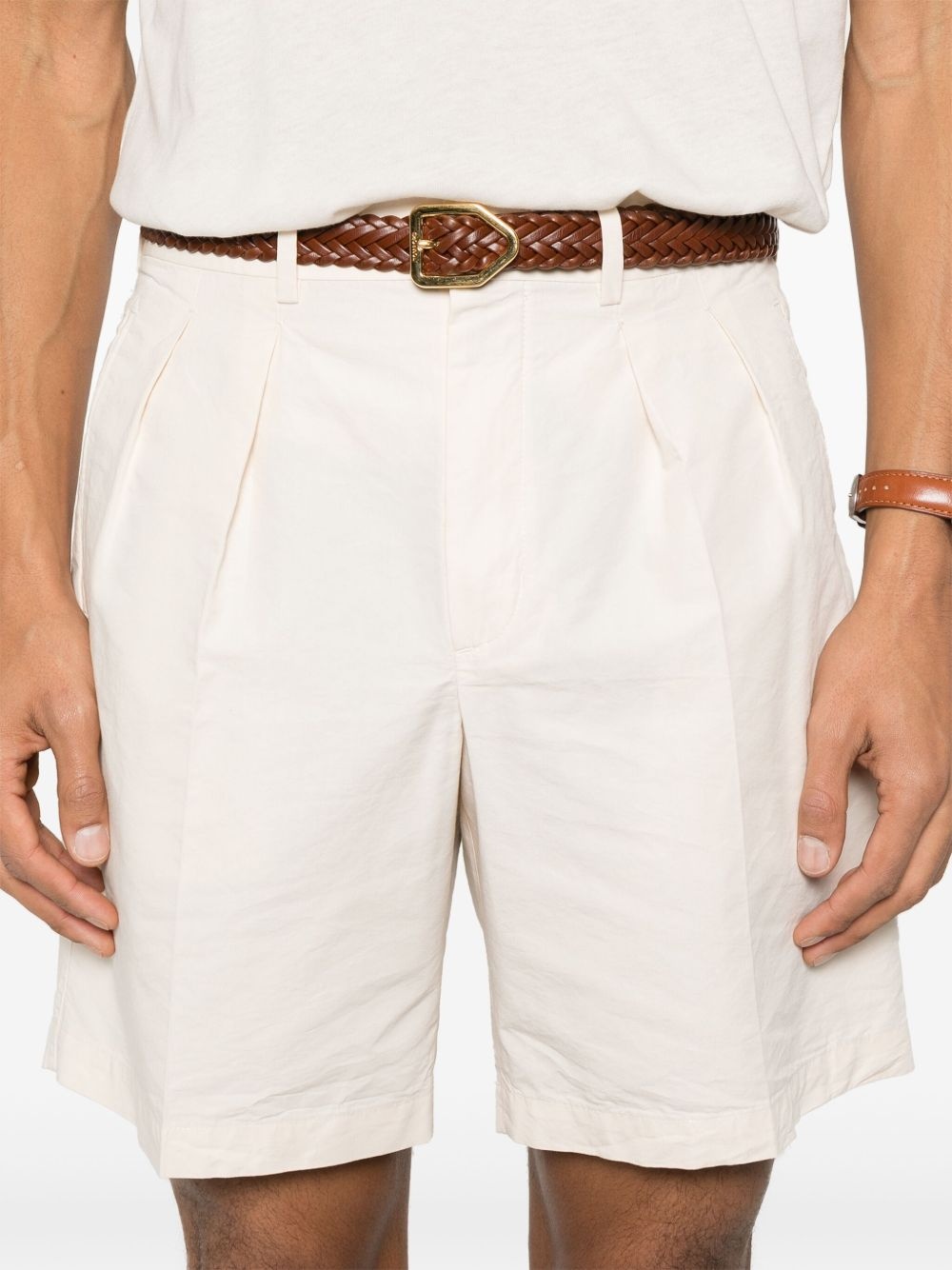 poplin tailored shorts - 5
