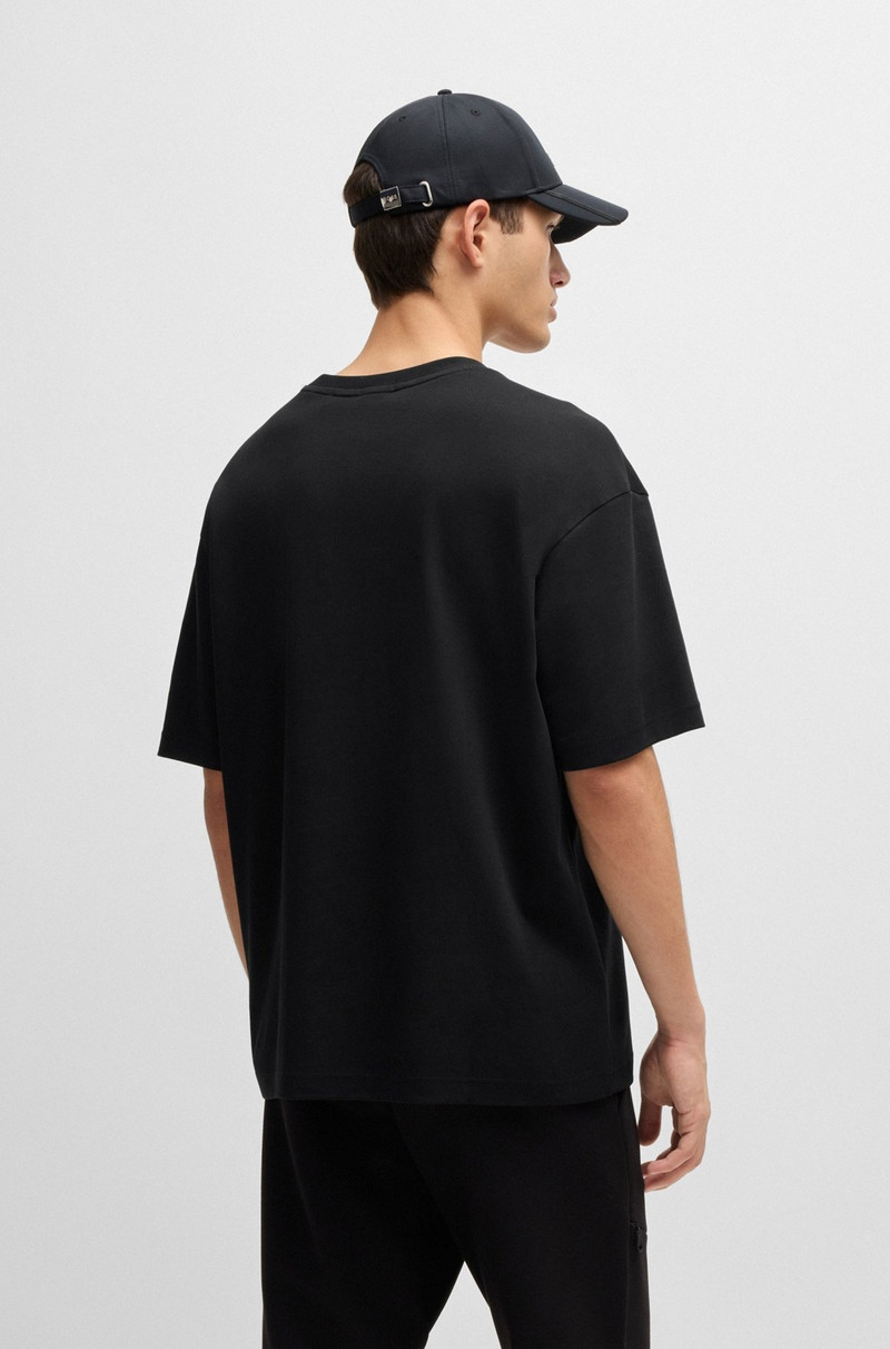 RELAXED-FIT T-SHIRT IN INTERLOCK COTTON WITH GLOSS ARTWORK 5