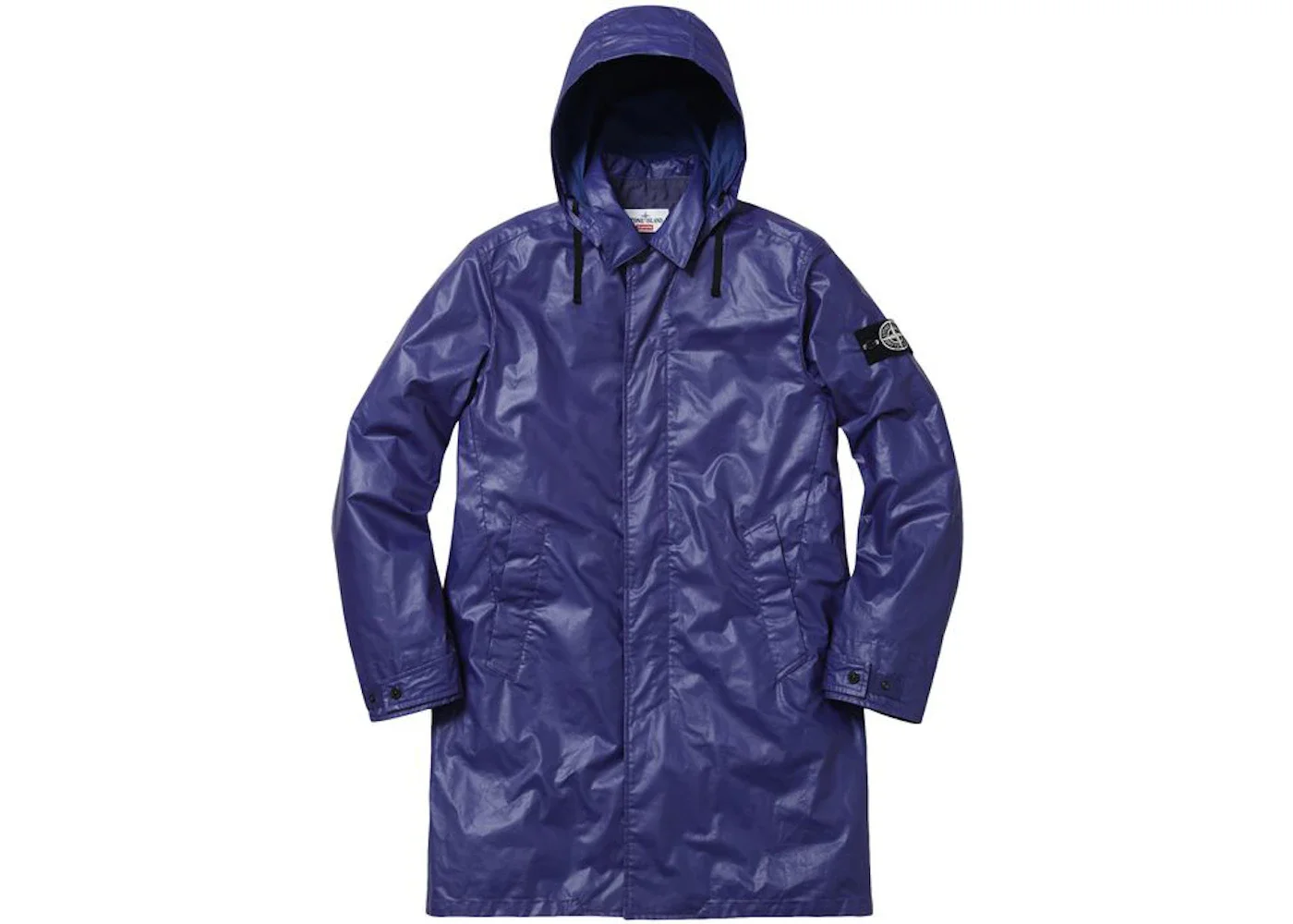 Supreme Stone Island Heat Reactive Trench Coat Purple - 1