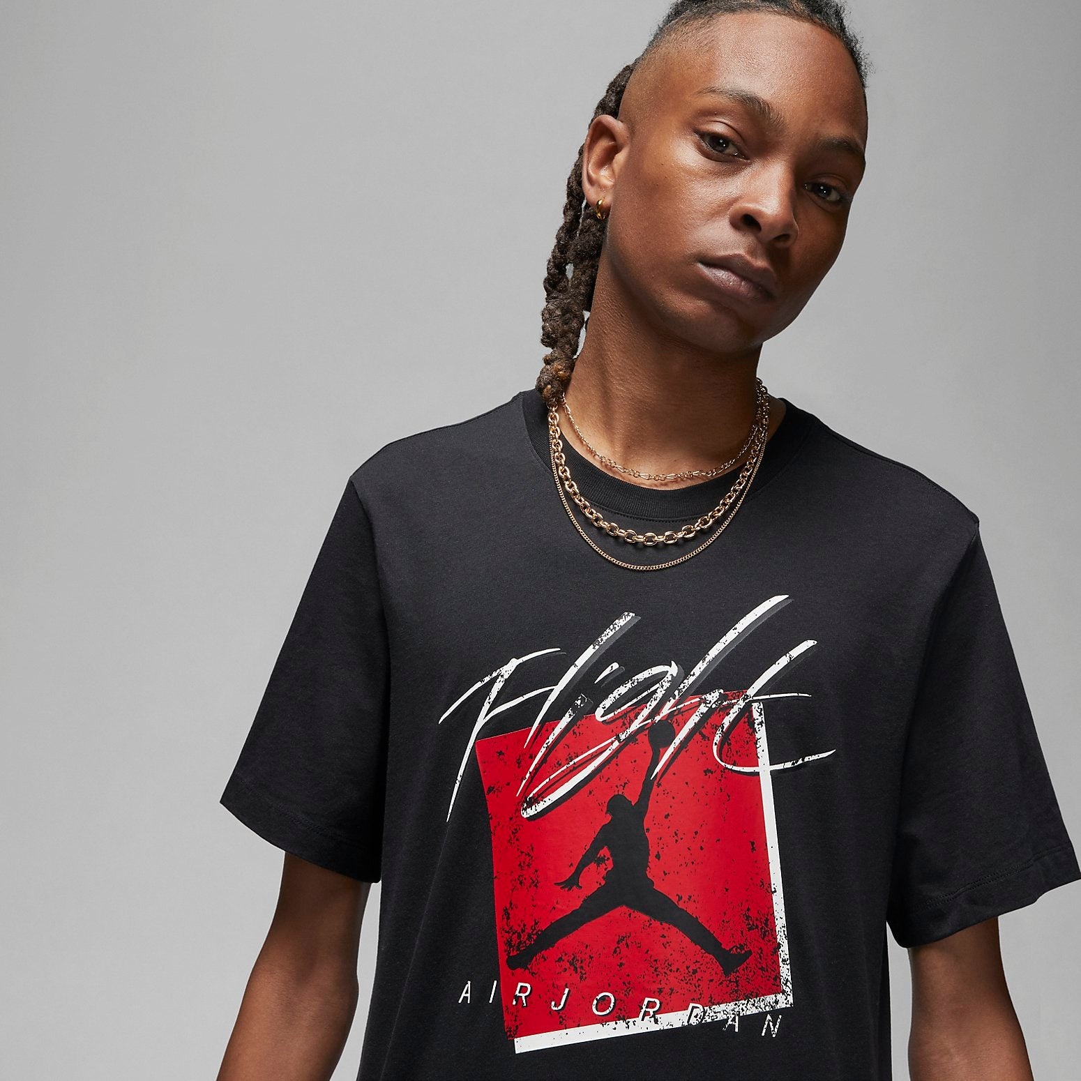 Air Jordan Graphic T-Shirt 'Black' DX9594-010 - 2