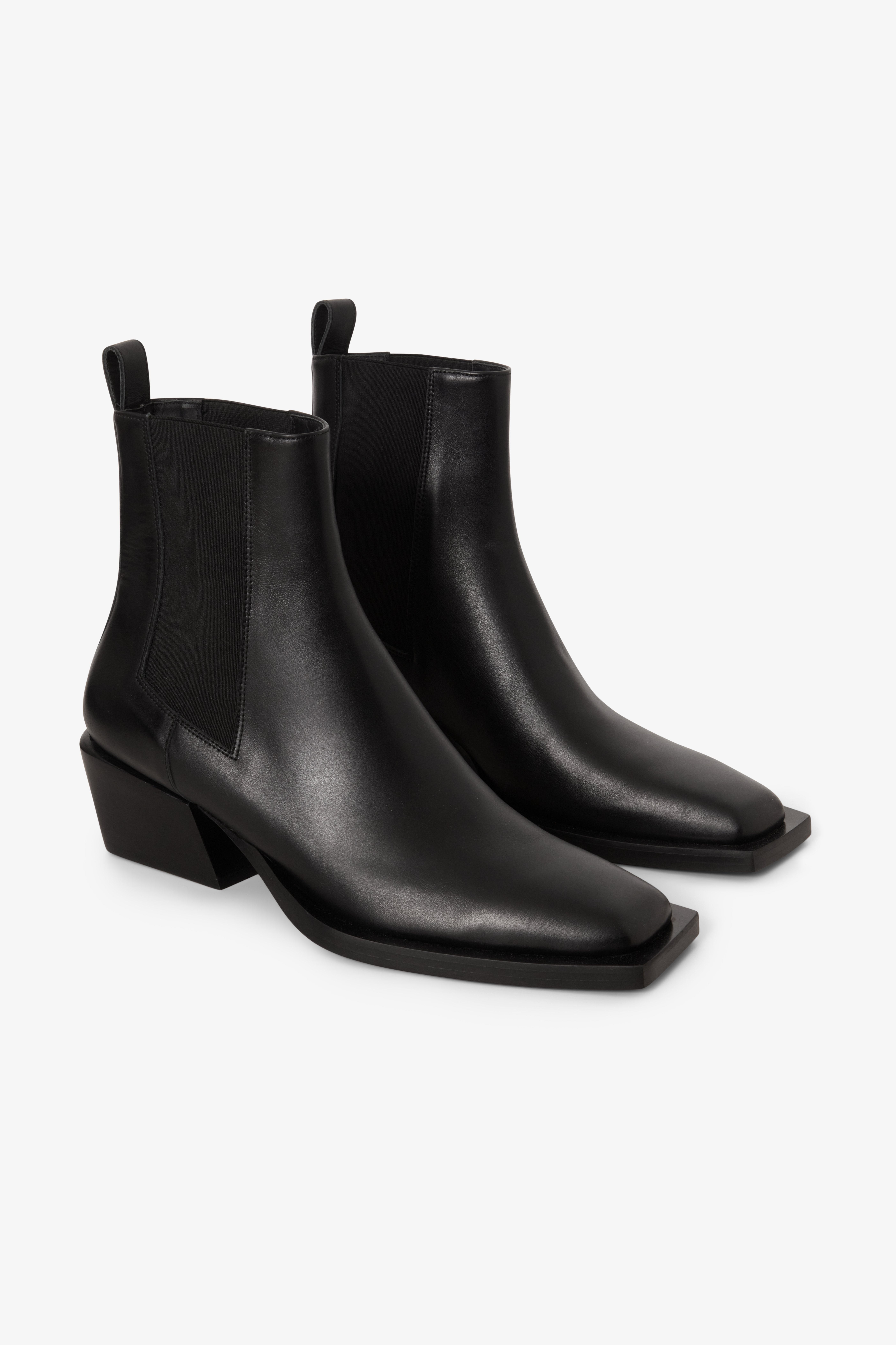 Square Toe Chelsea Boots - 6