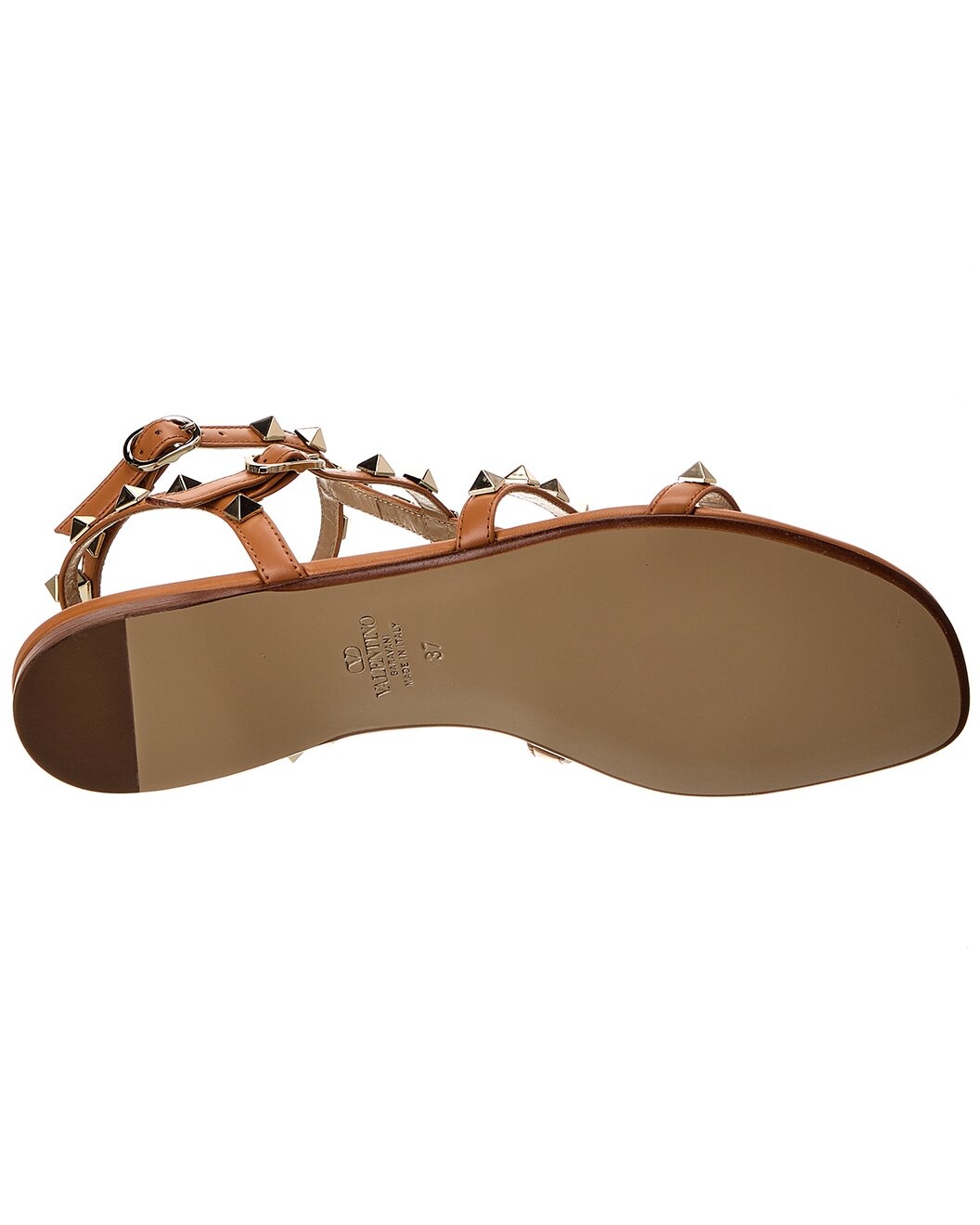 Valentino Rockstud Caged Leather Ankle Strap Sandal - 4
