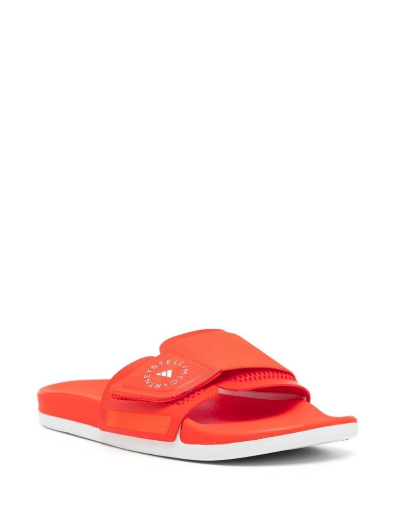 adidas logo-strap pool slides outlook