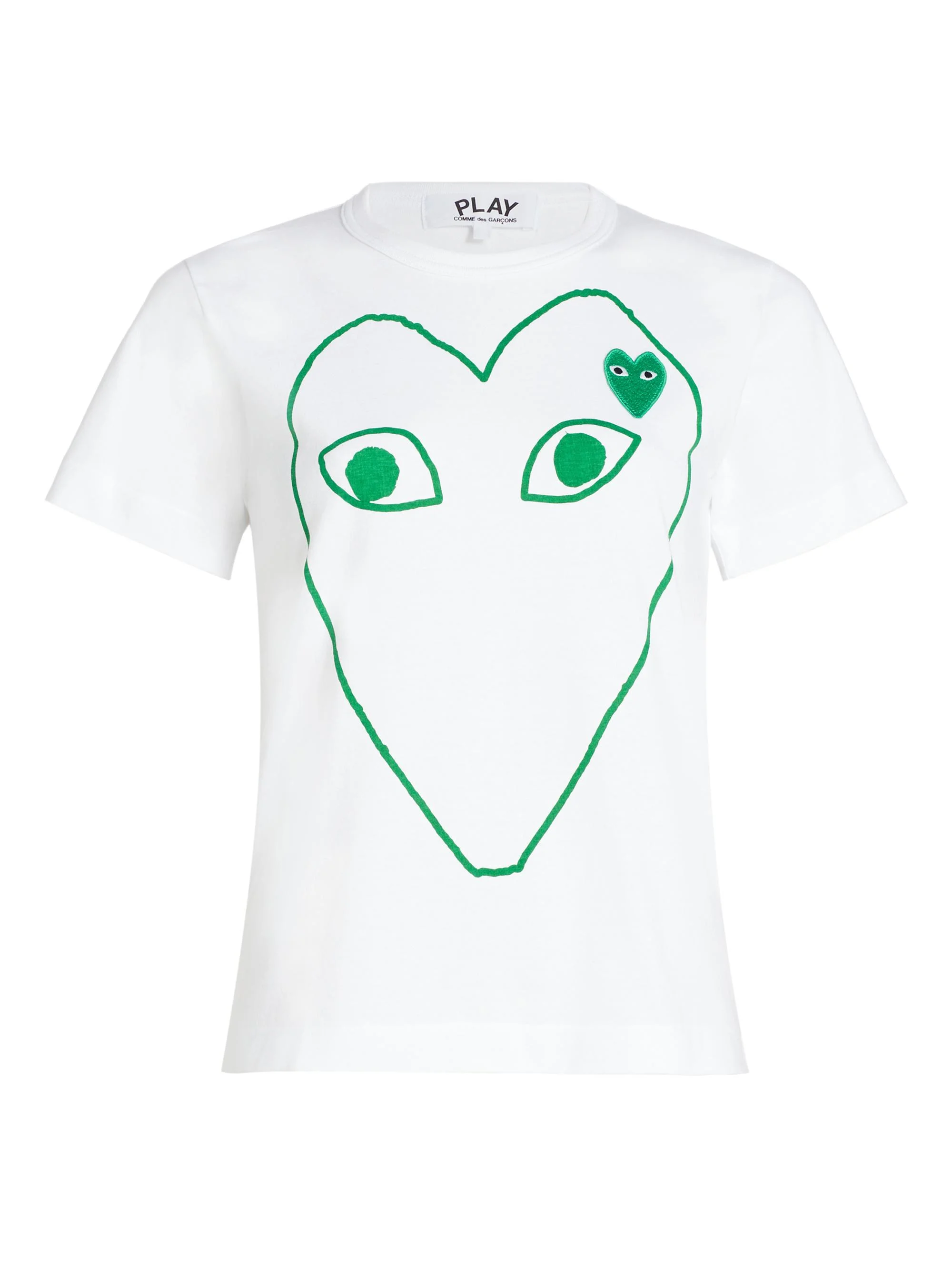 Women's Heart Logo Graphic T-Shirt - White - 1