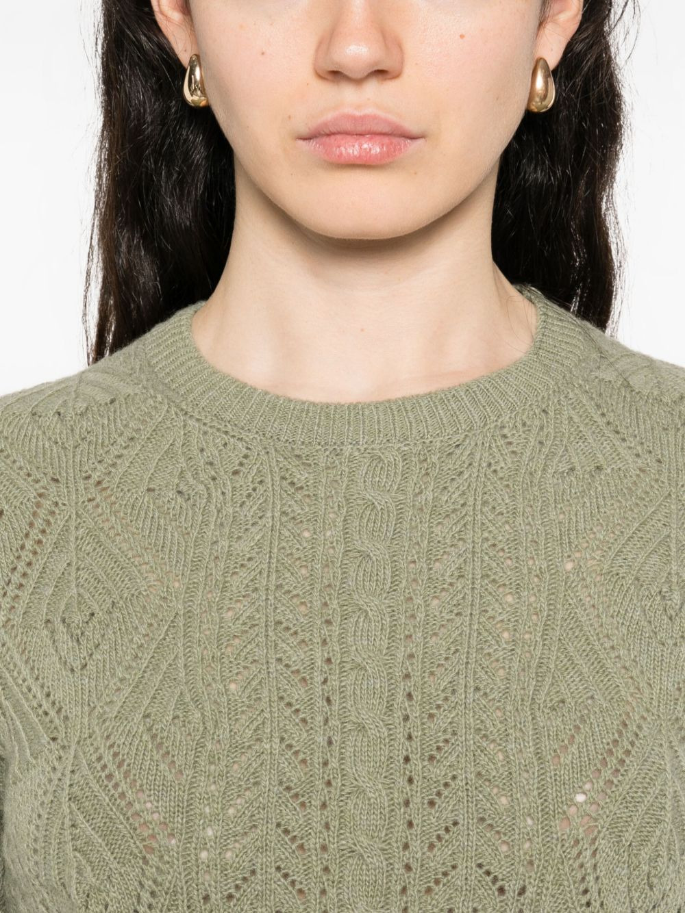 cable-knit sweater - 5