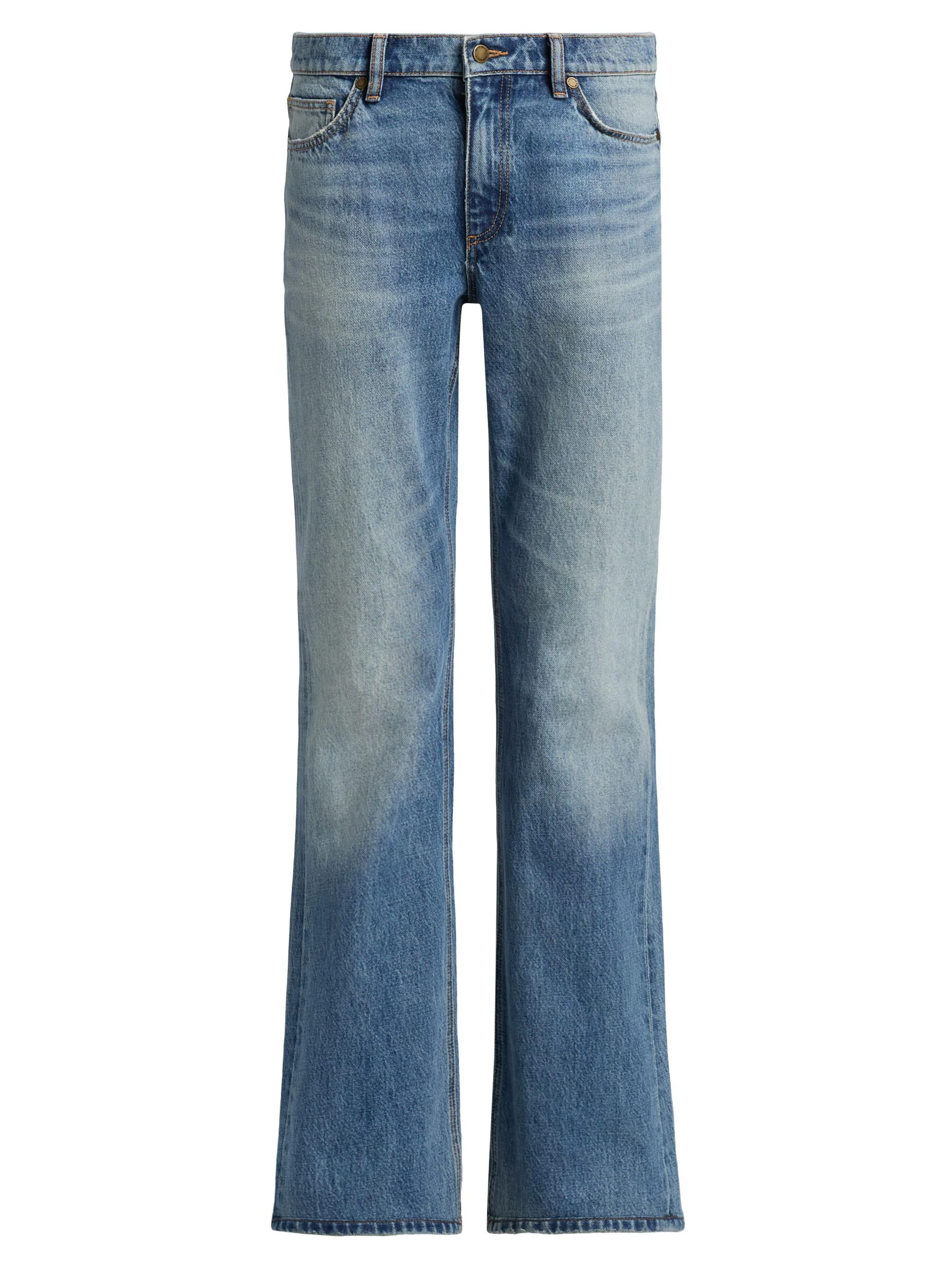 Women's Carla Cotton Flare Jeans - Vintage Medium Wash - 1