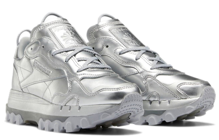 (WMNS) Reebok Cardi B x Classic Leather 'Silver Metallic Pewter' GW2632 - 3