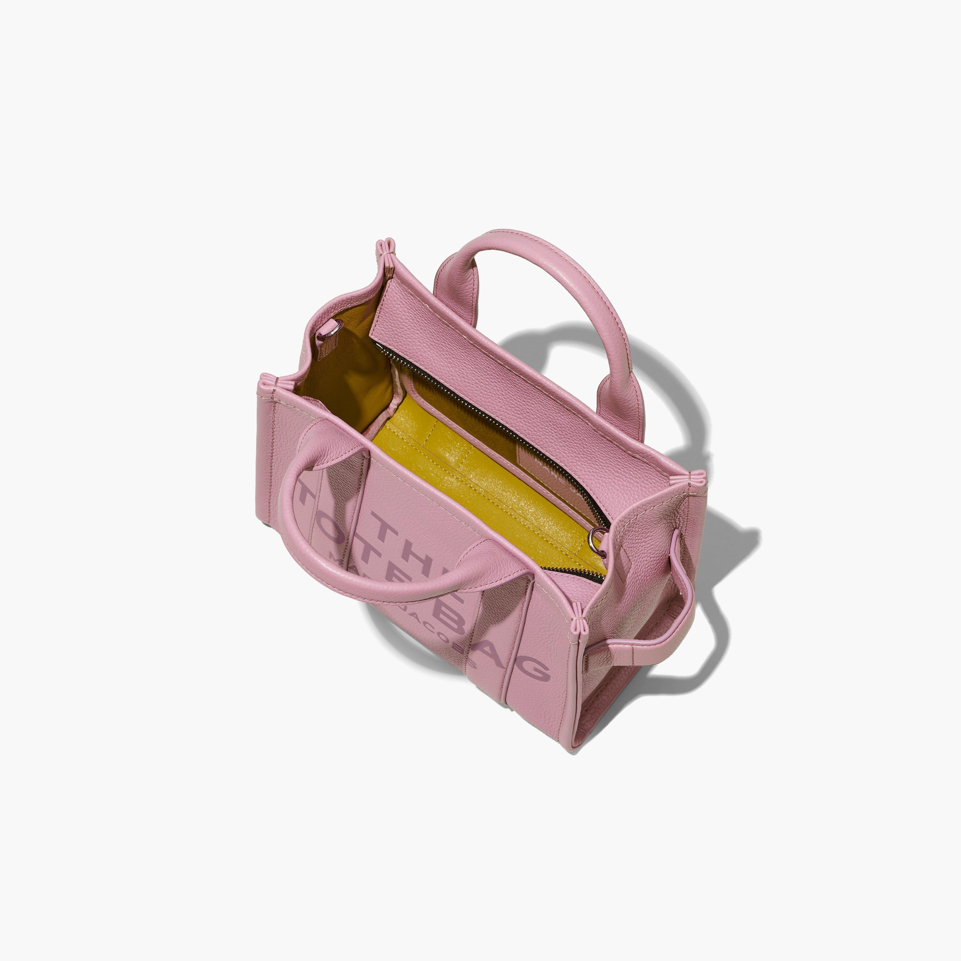 Marc Jacobs The Leather Mini Tote Bag in Pink