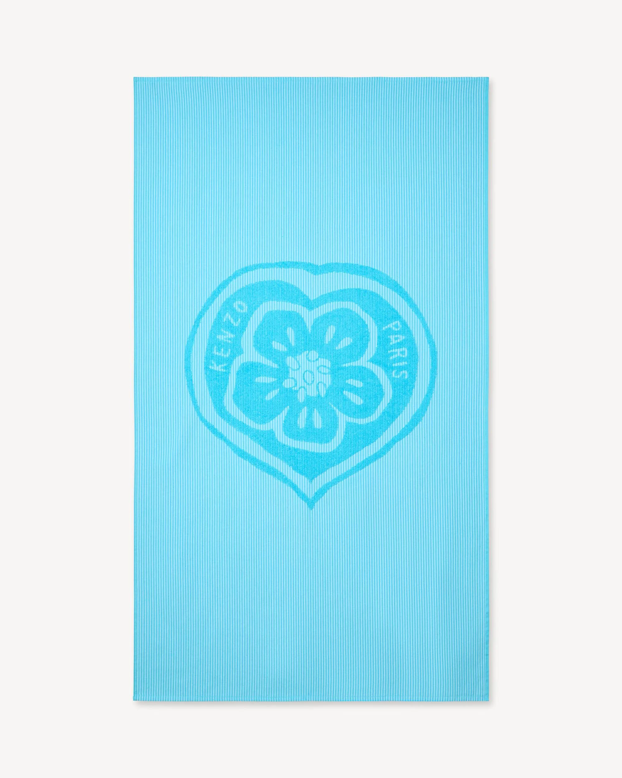 'KENZO Boke Heart' jacquard fouta - 1