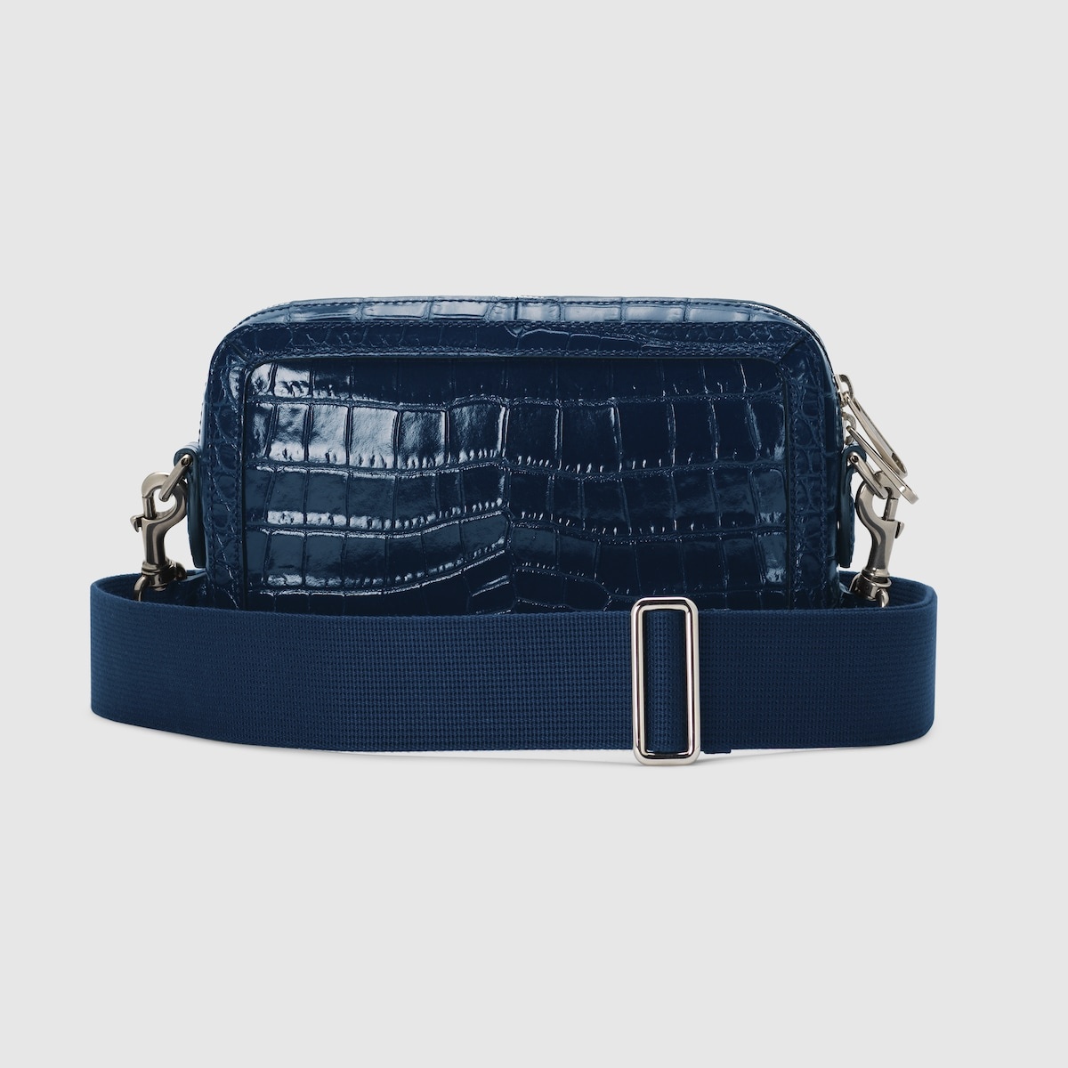 Crocodile crossbody bag with Double G - 6