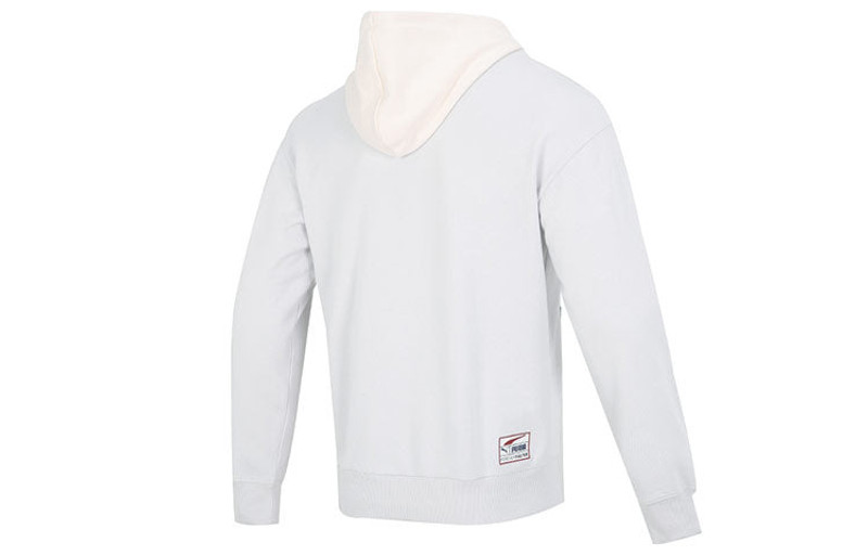 PUMA PUMA Team Badge Team Badge Hoodie 'Grey' 677377-72 outlook