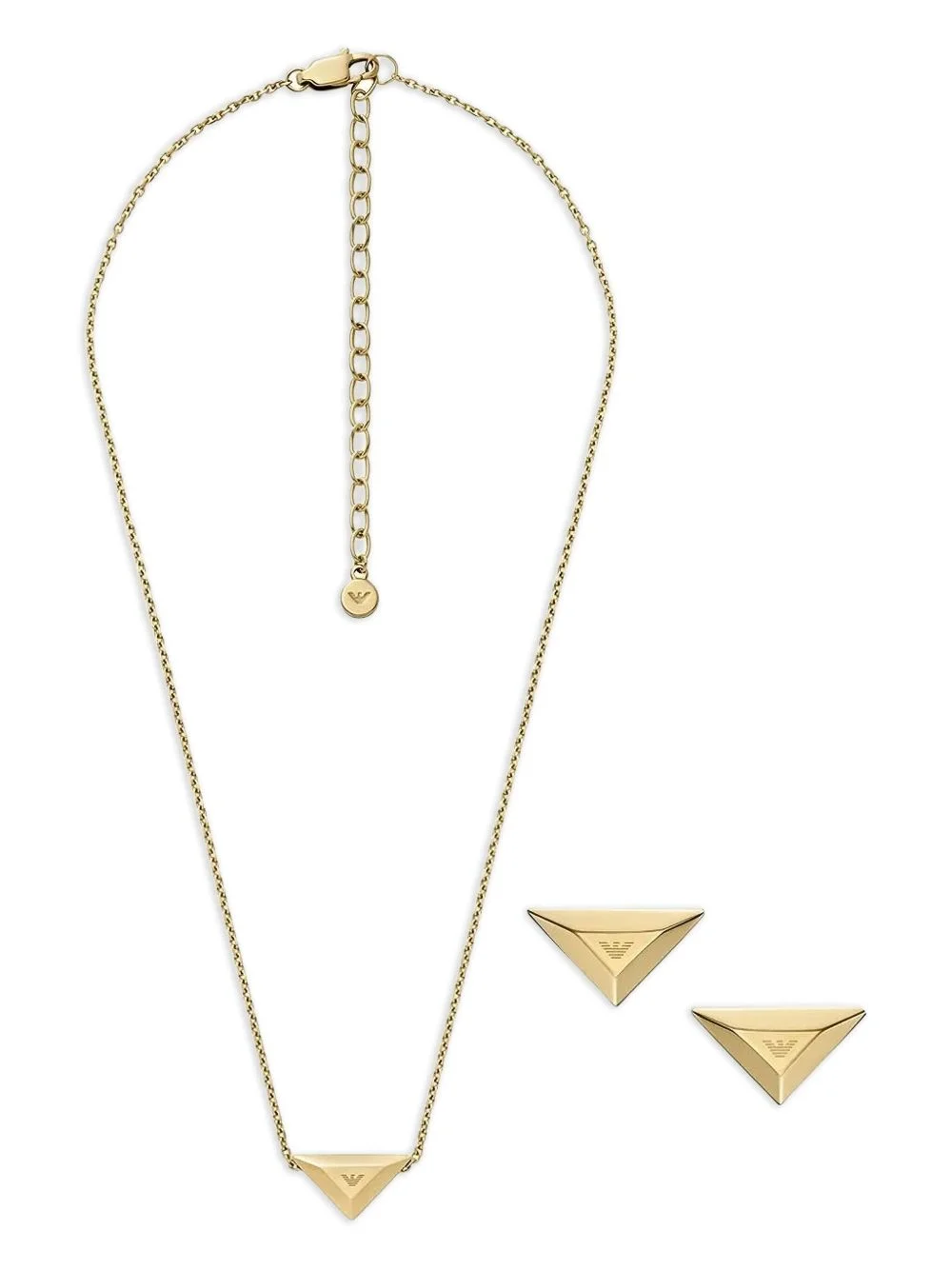 logo-pendant jewellery set - 1