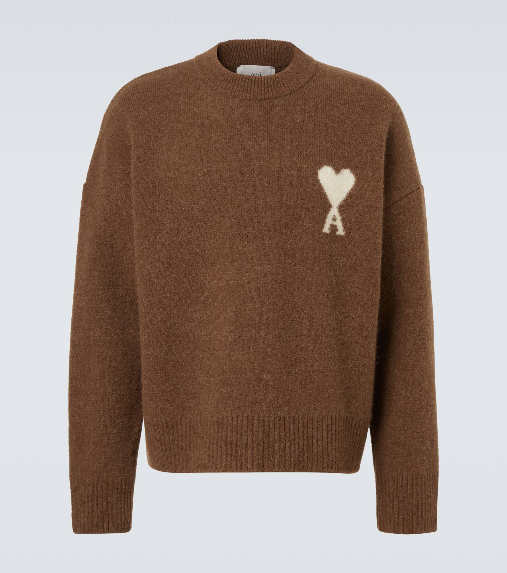 Alpaca and wool-blend sweater - 1