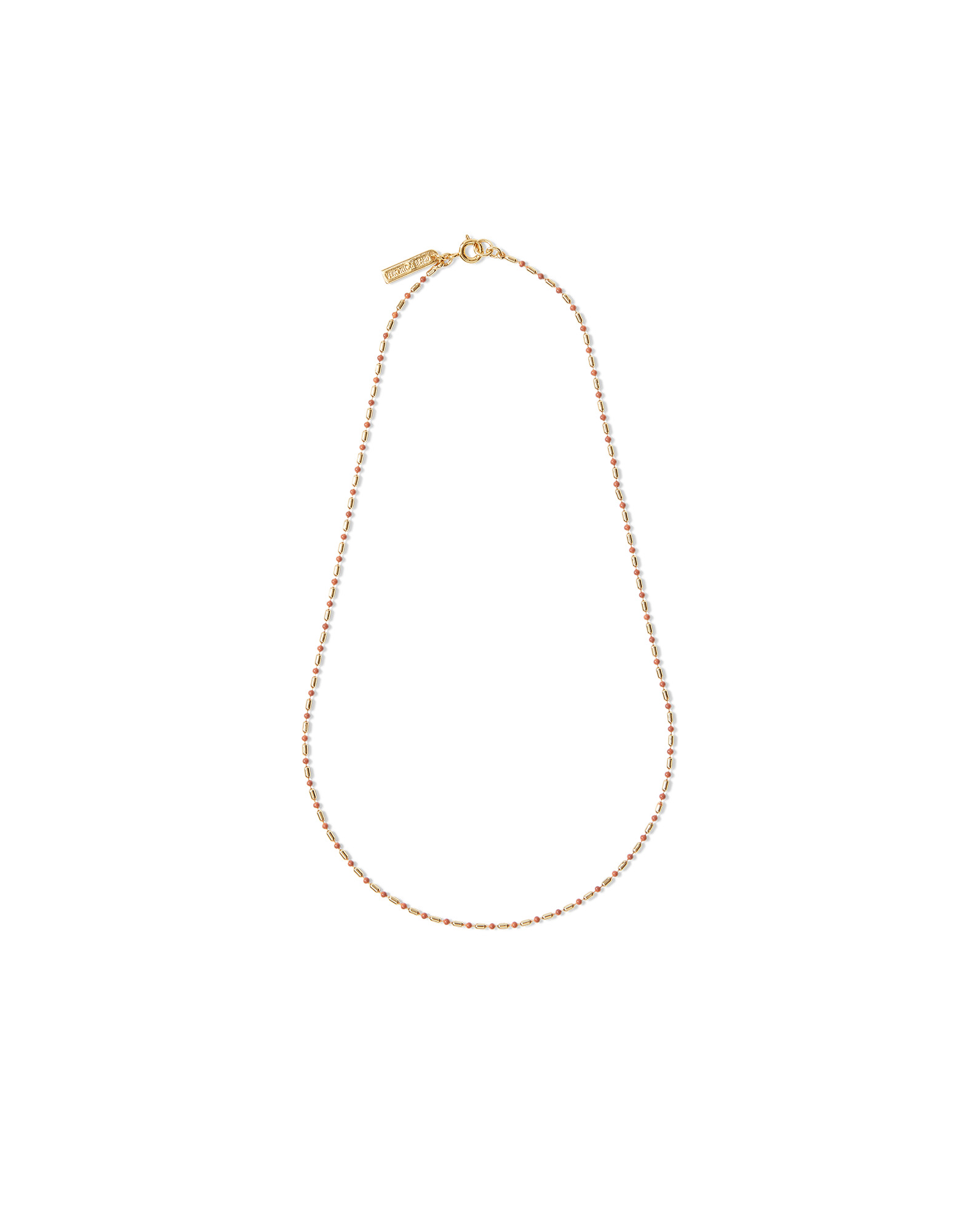ENAMEL BEAD CHAIN NECKLACE - 7