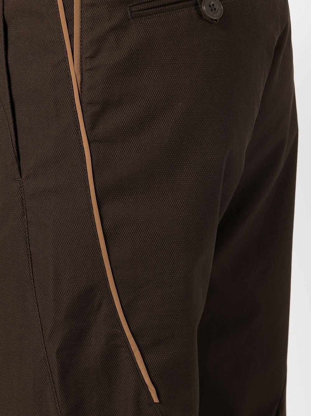 straight-leg box-pleat trousers - 5