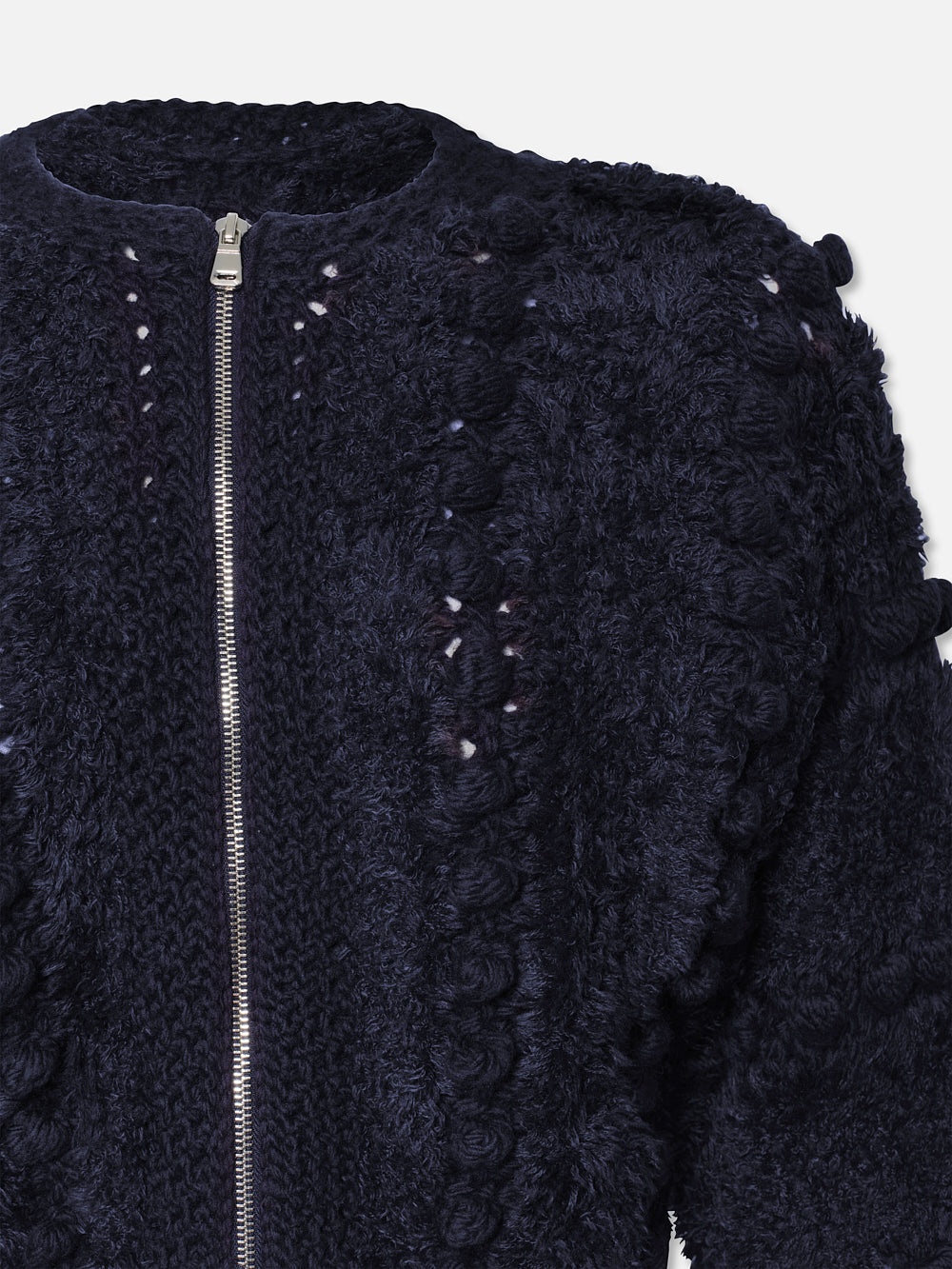 Pom Pom Cardi in Navy - 2
