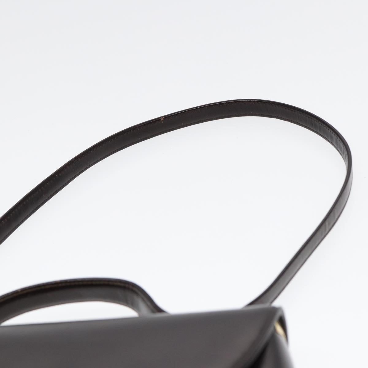 DIOR Hand Bag Leather Brown Gold - 9