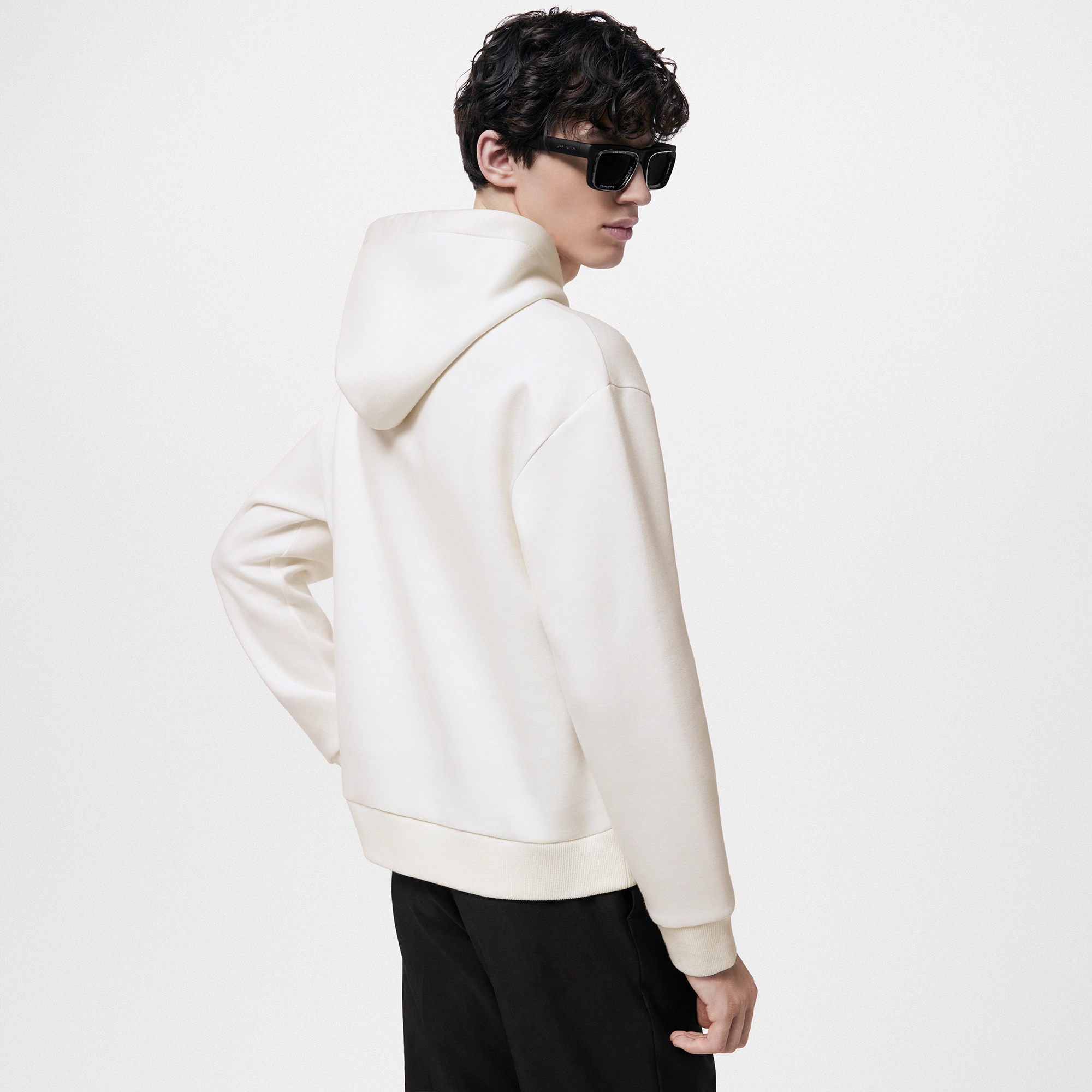 Embroidered Jersey Hoodie - 5