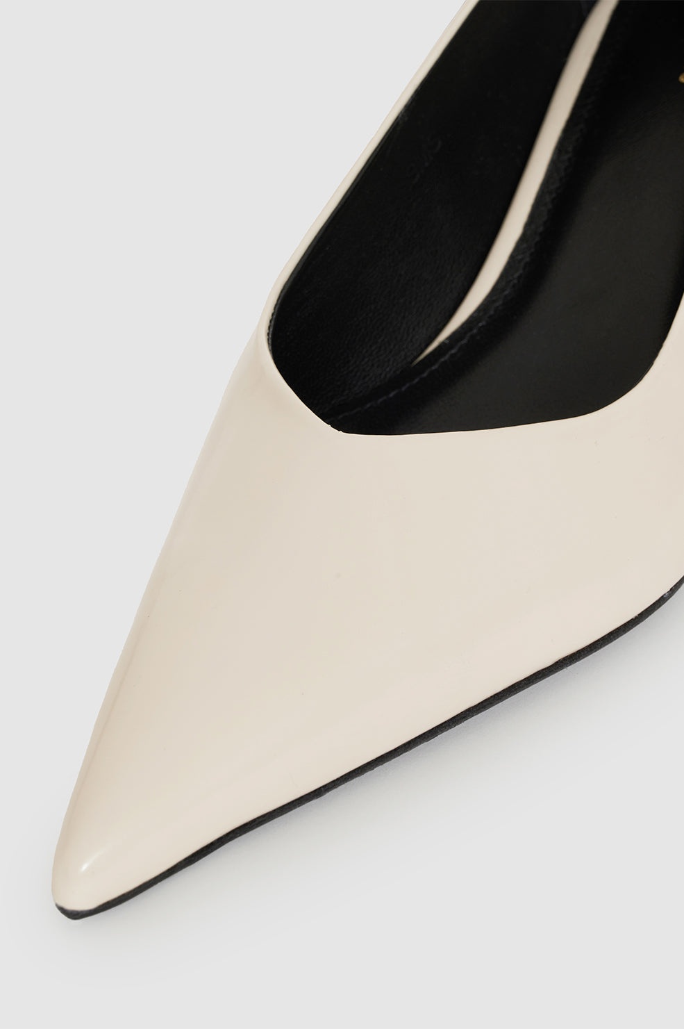 Hilda Pumps - High-Shine Bone - 5