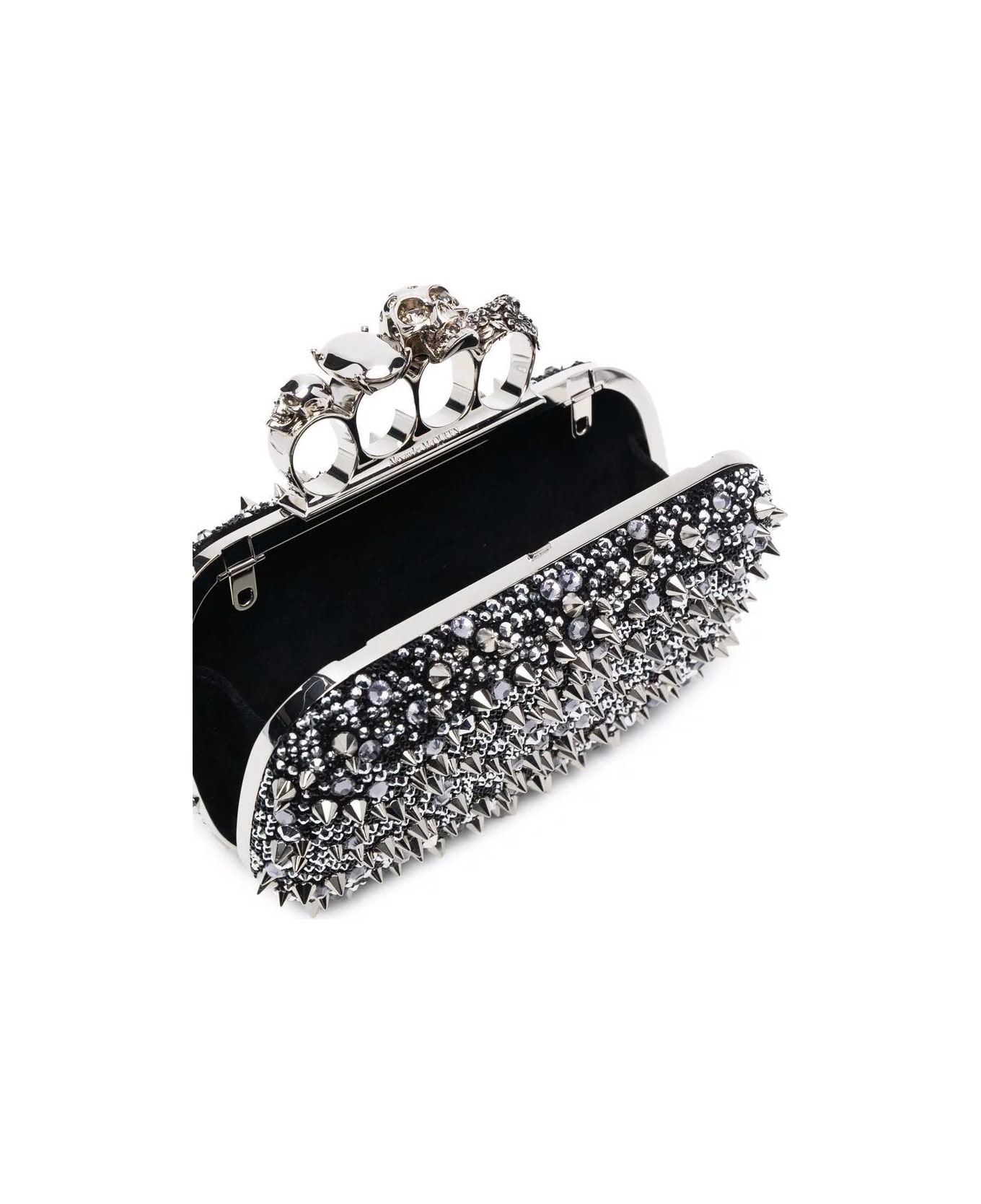 Knuckle Clutch In Black - 4