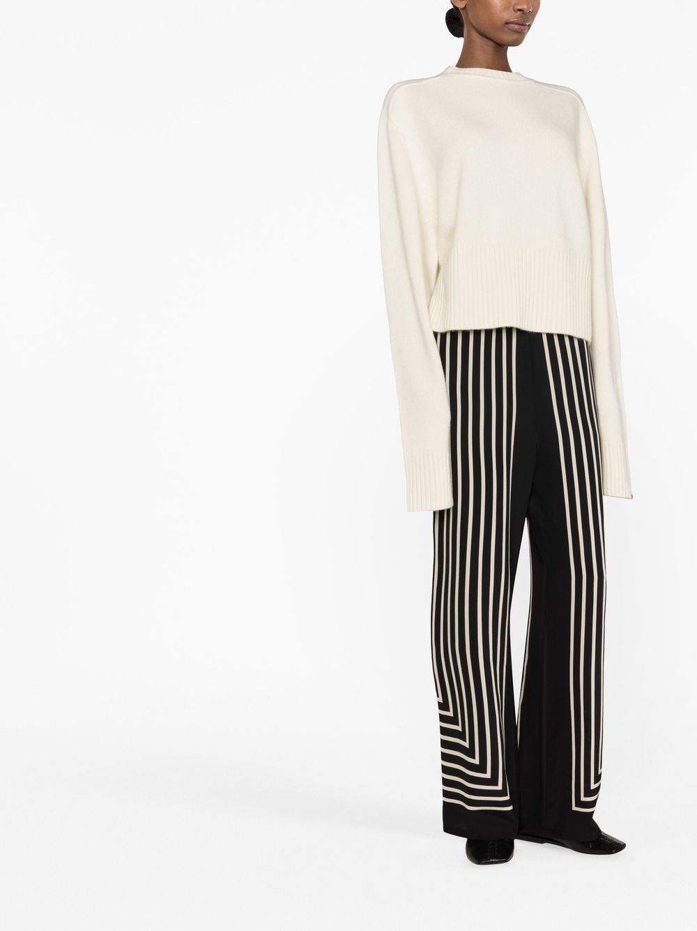 long-sleeve cashmere jumper - 2