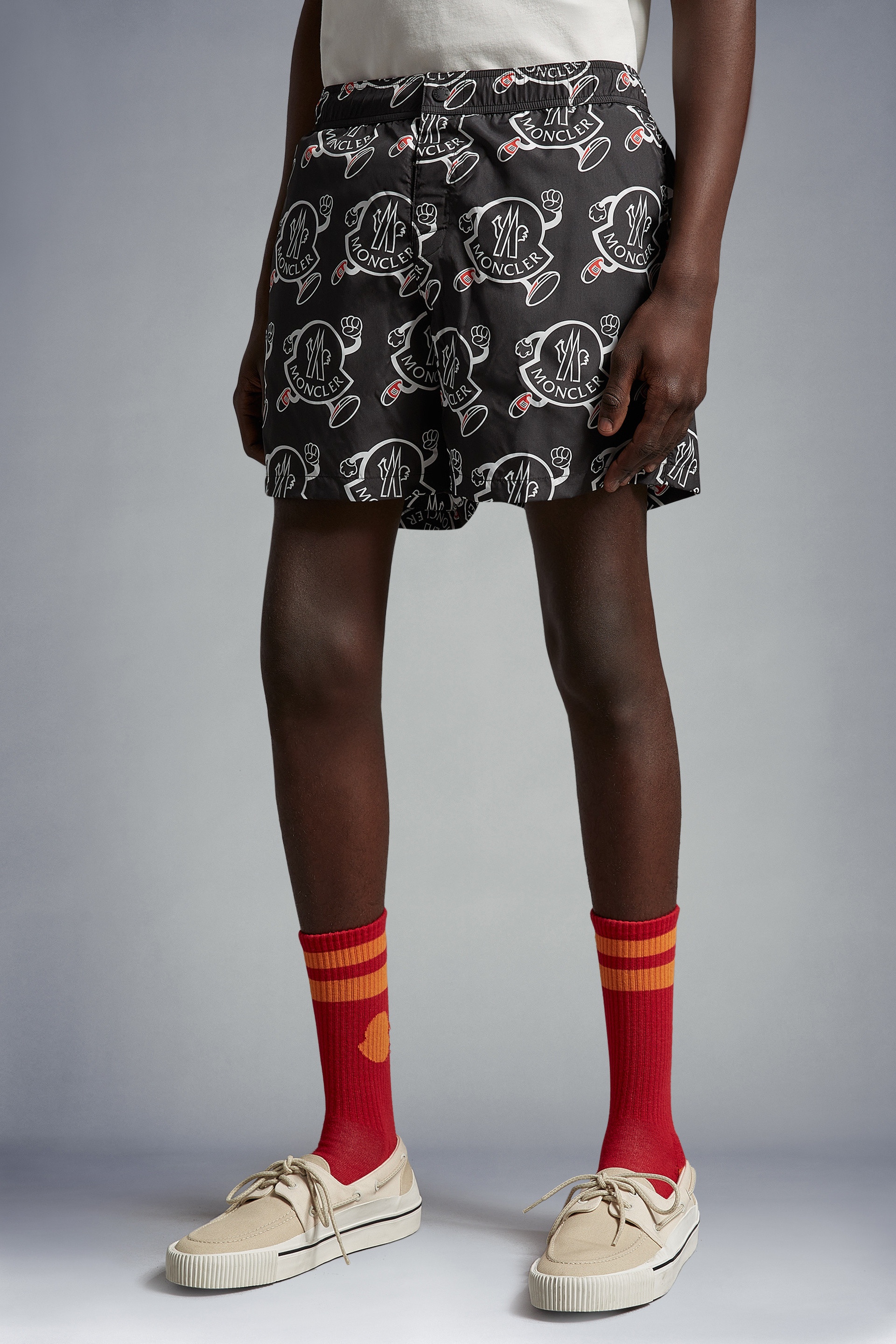 Logo Print Swim Shorts - 3