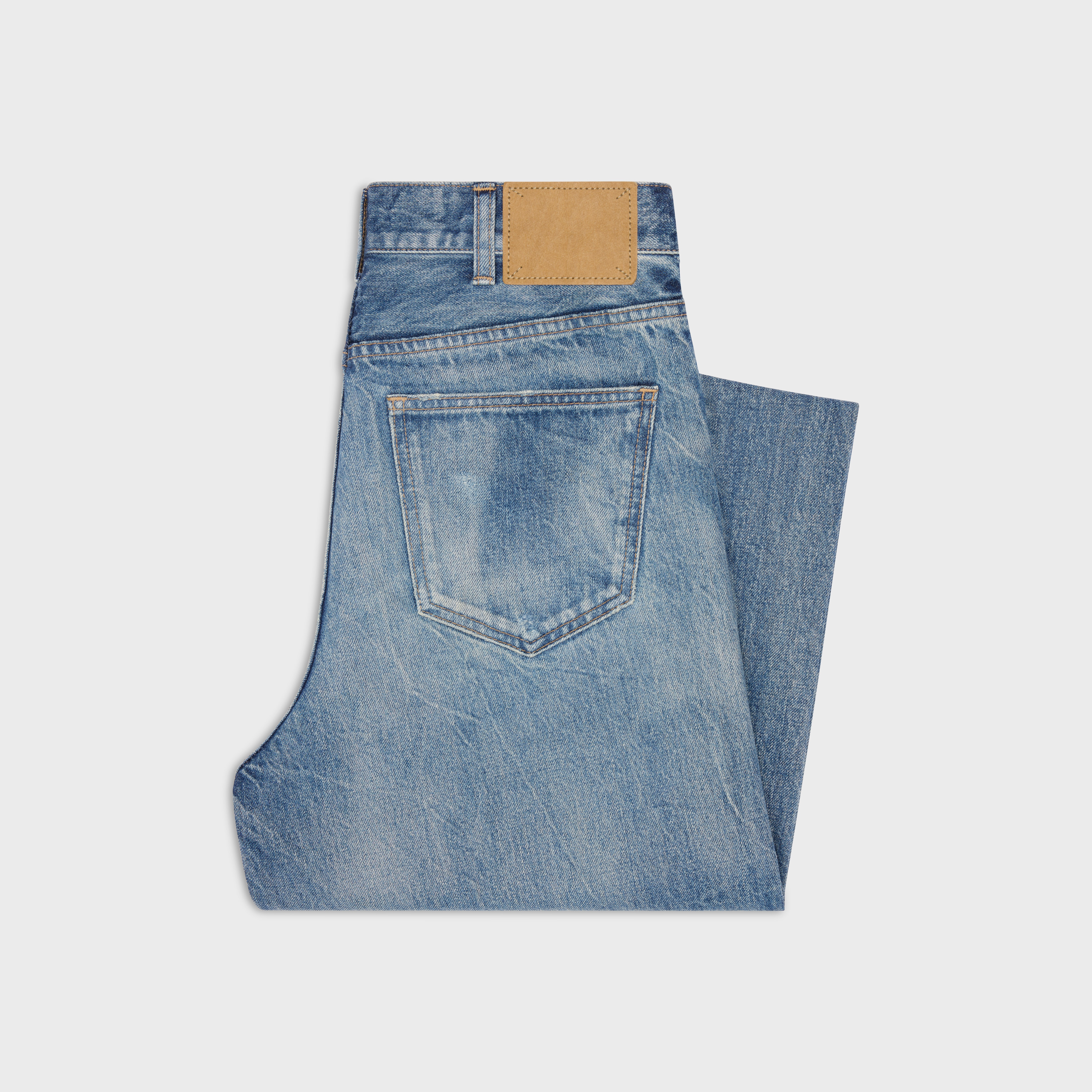 flared surf jeans in summer dazed wash denim - 2