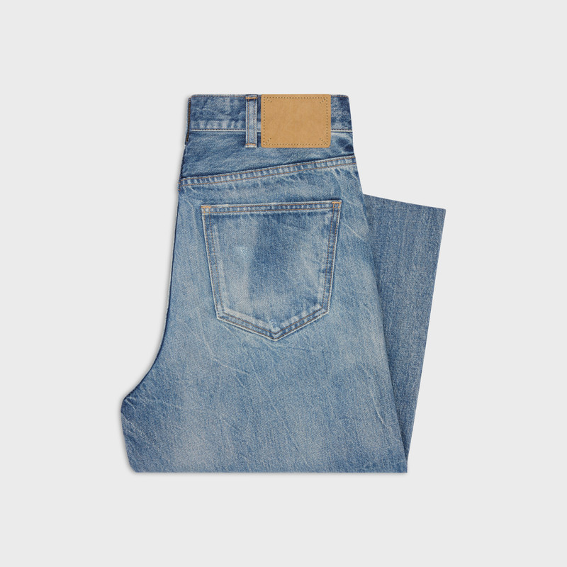 CELINE flared surf jeans in summer dazed wash denim outlook