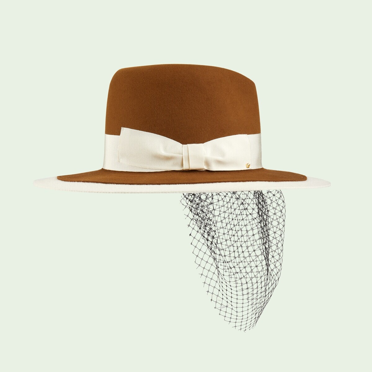 Felt hat with bow - 5