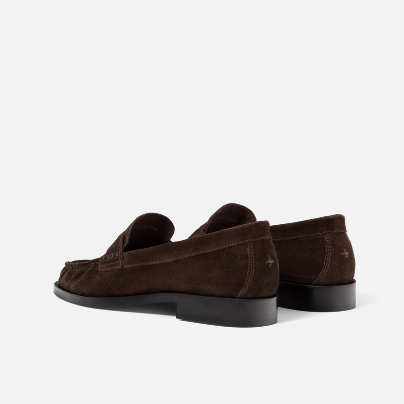 CB Brown Suede Penny Loafer - Women’s 5