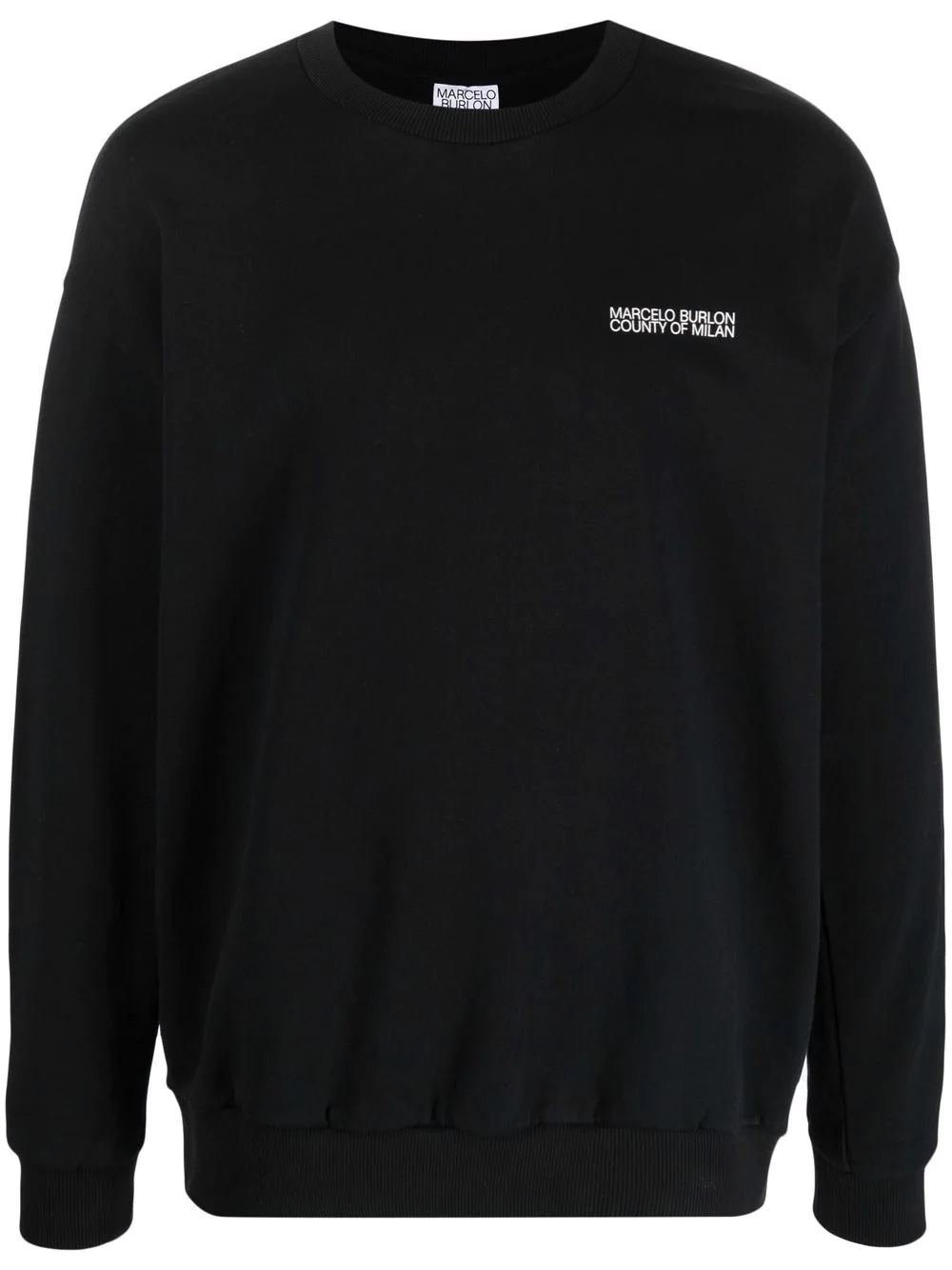 logo embroidered sweatshirt - 1