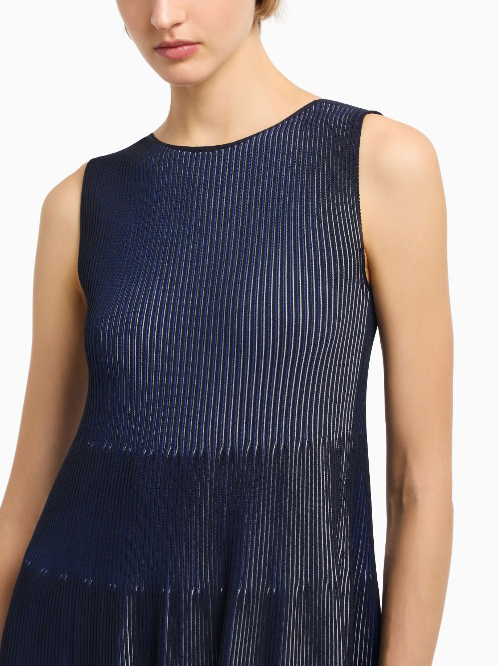 knitted sleeveless mini dress - 5