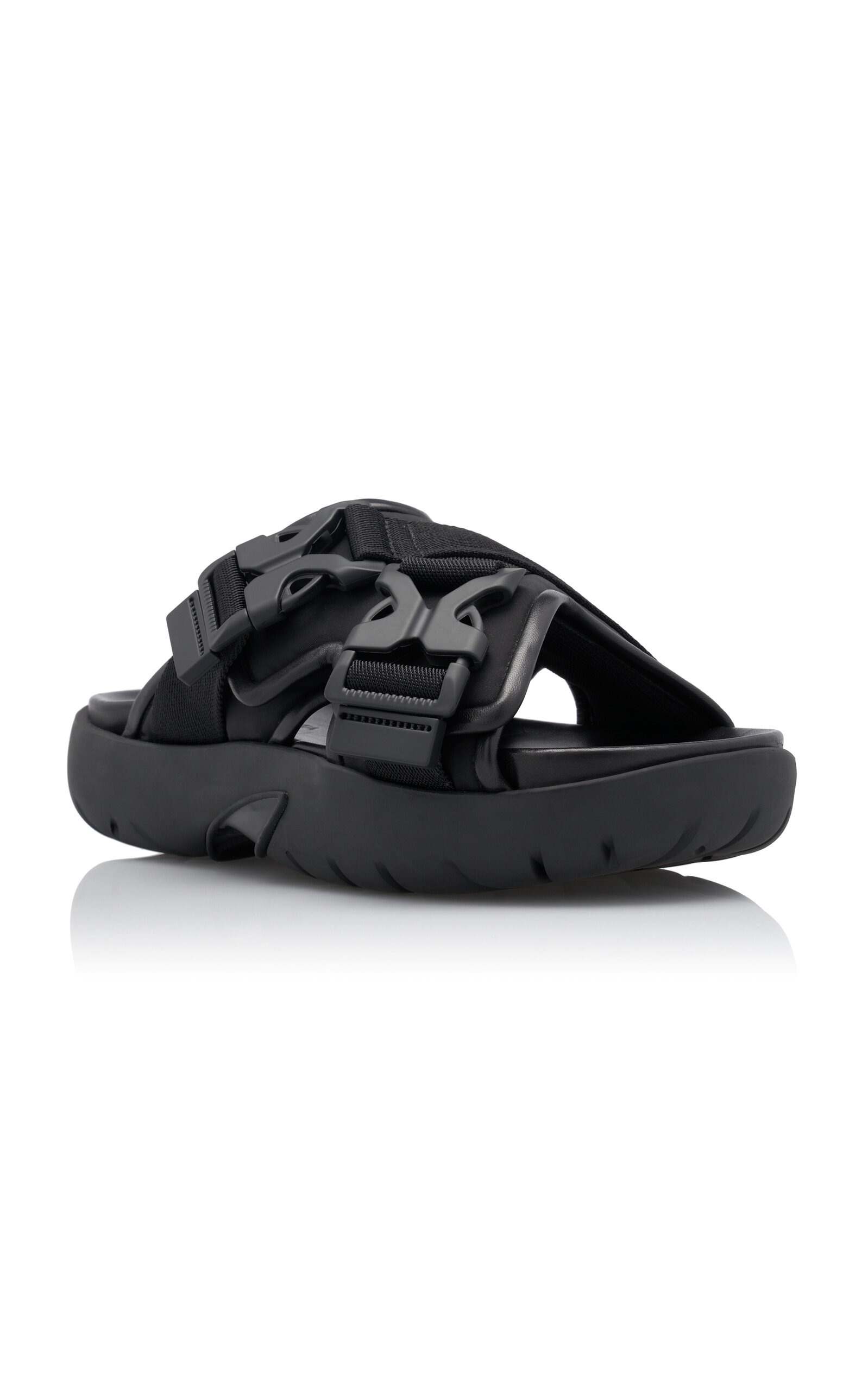 Nylon Slide Sandals black - 5
