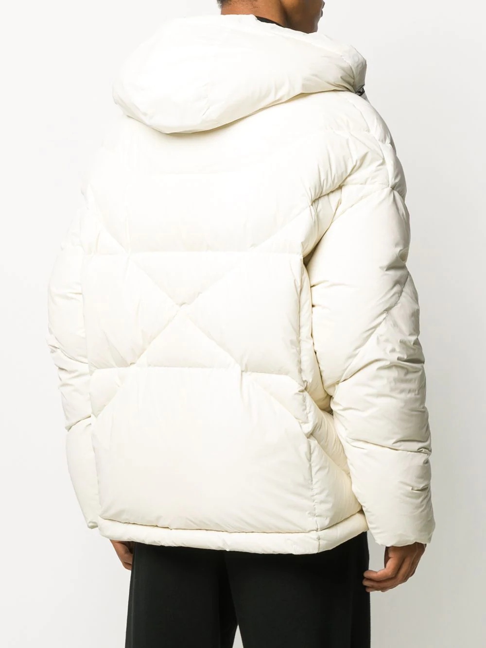 hooded down puffer jacket. - 4