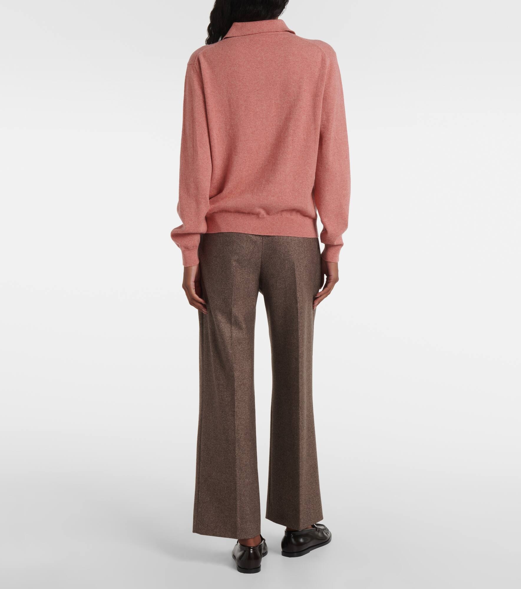 Cashmere polo sweater - 3