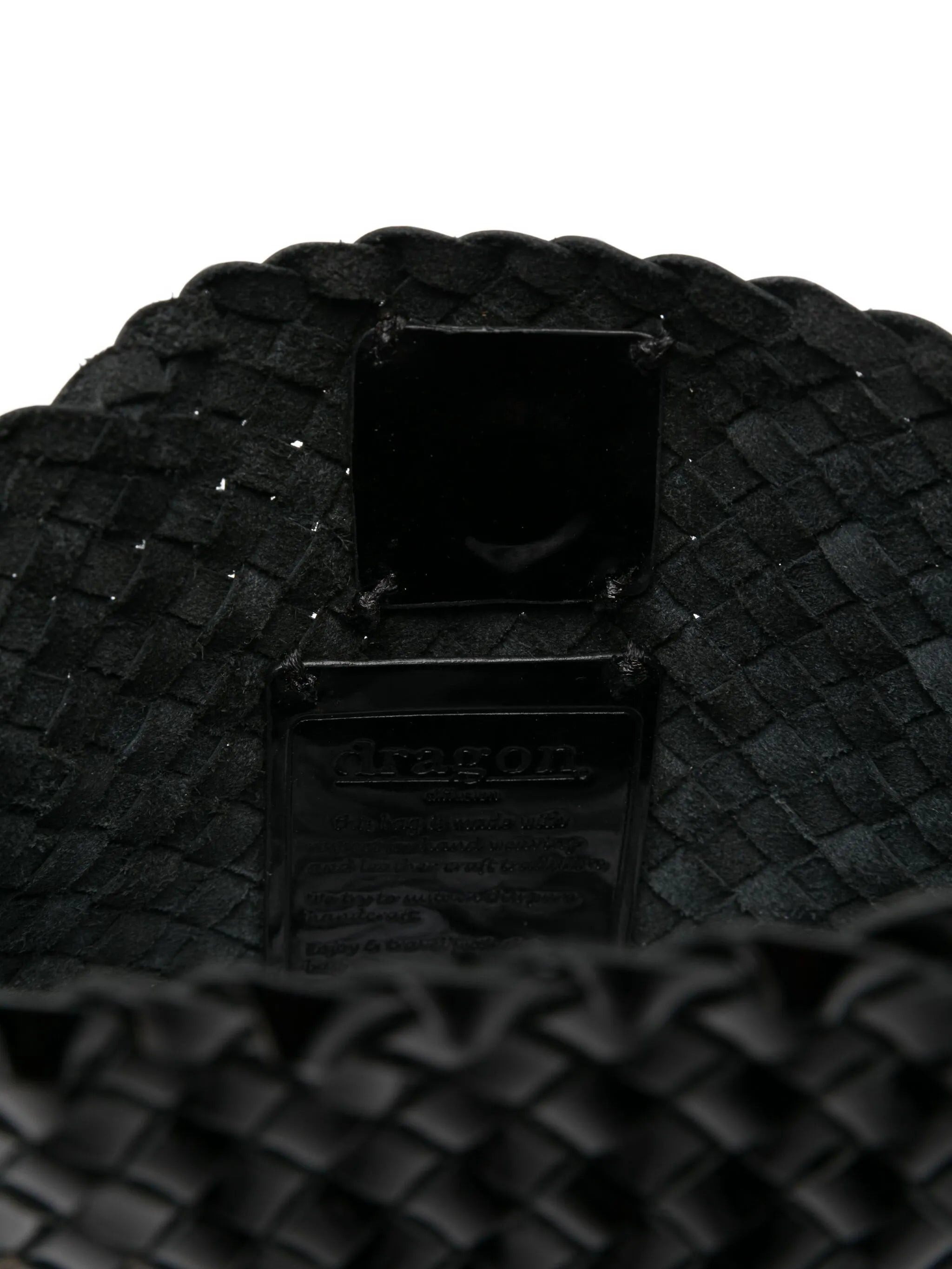 Dragon Diffusion Patent-leather Woven Tote Bag - 4