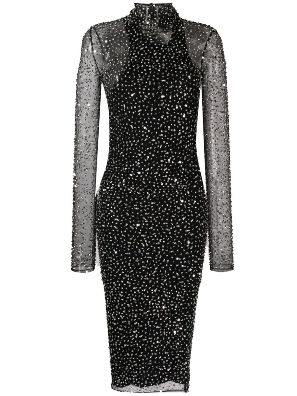 Tegan crystal-embellished midi dress - 1