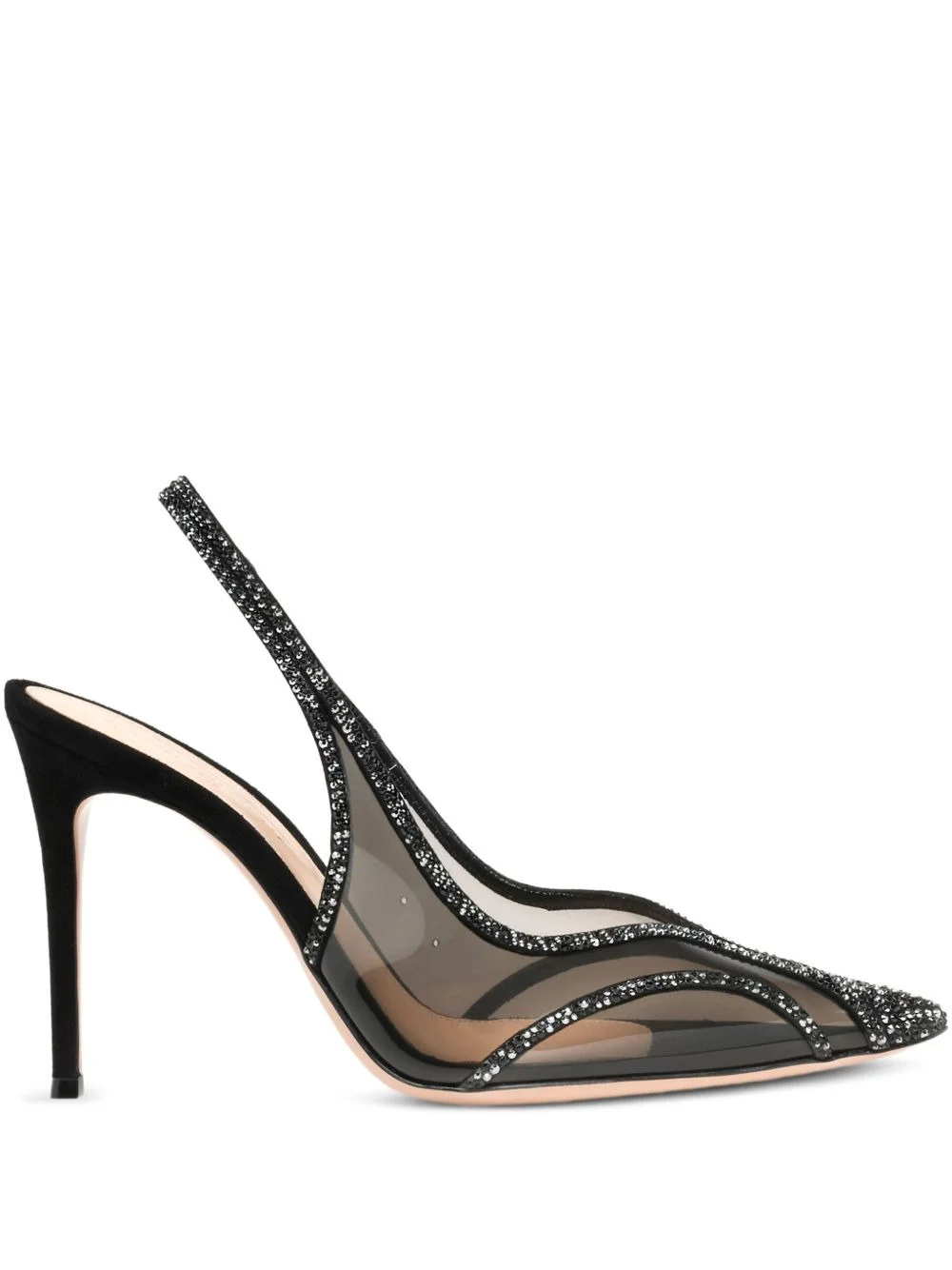 70mm Brenda embellished heeled pumps - 1